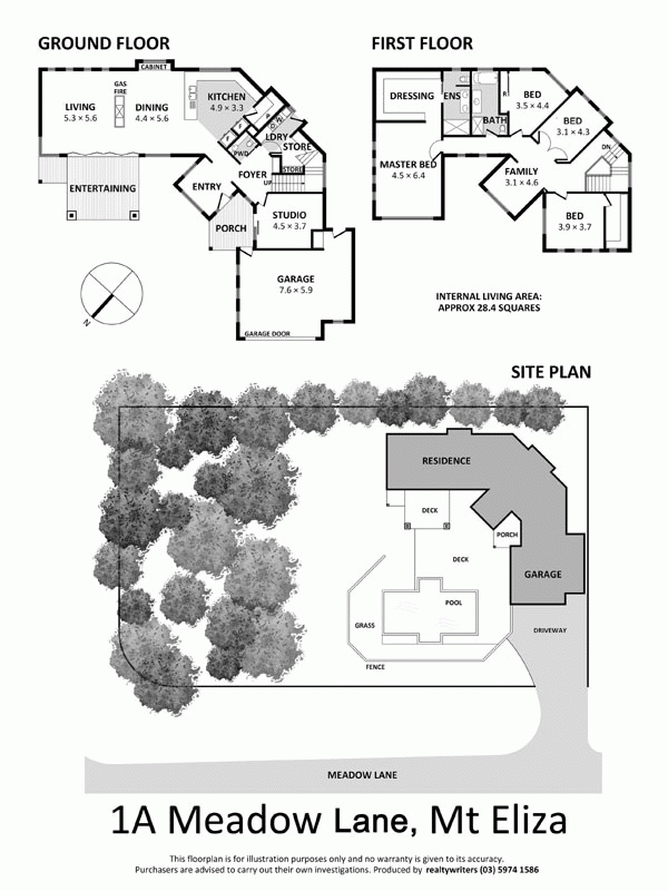 1A Meadow Lane, MOUNT ELIZA VIC 3930 - Floorplan
