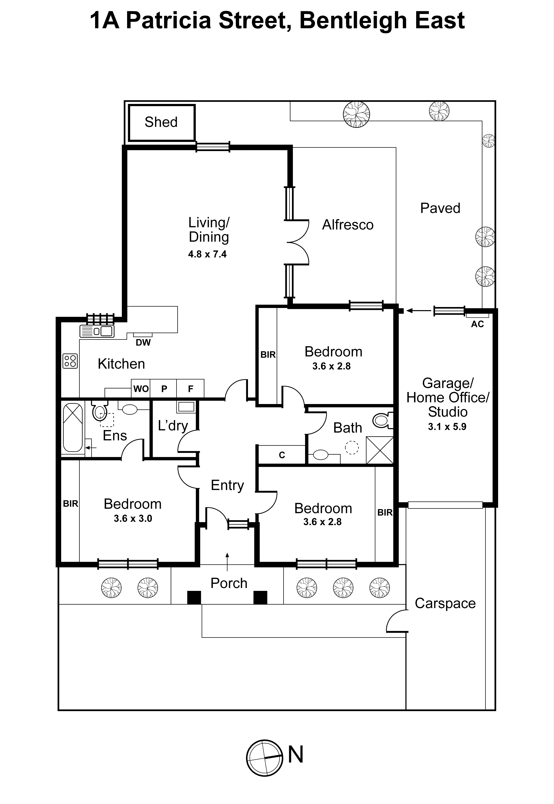 1A Patricia Street, Bentleigh East VIC 3165 - Floorplan