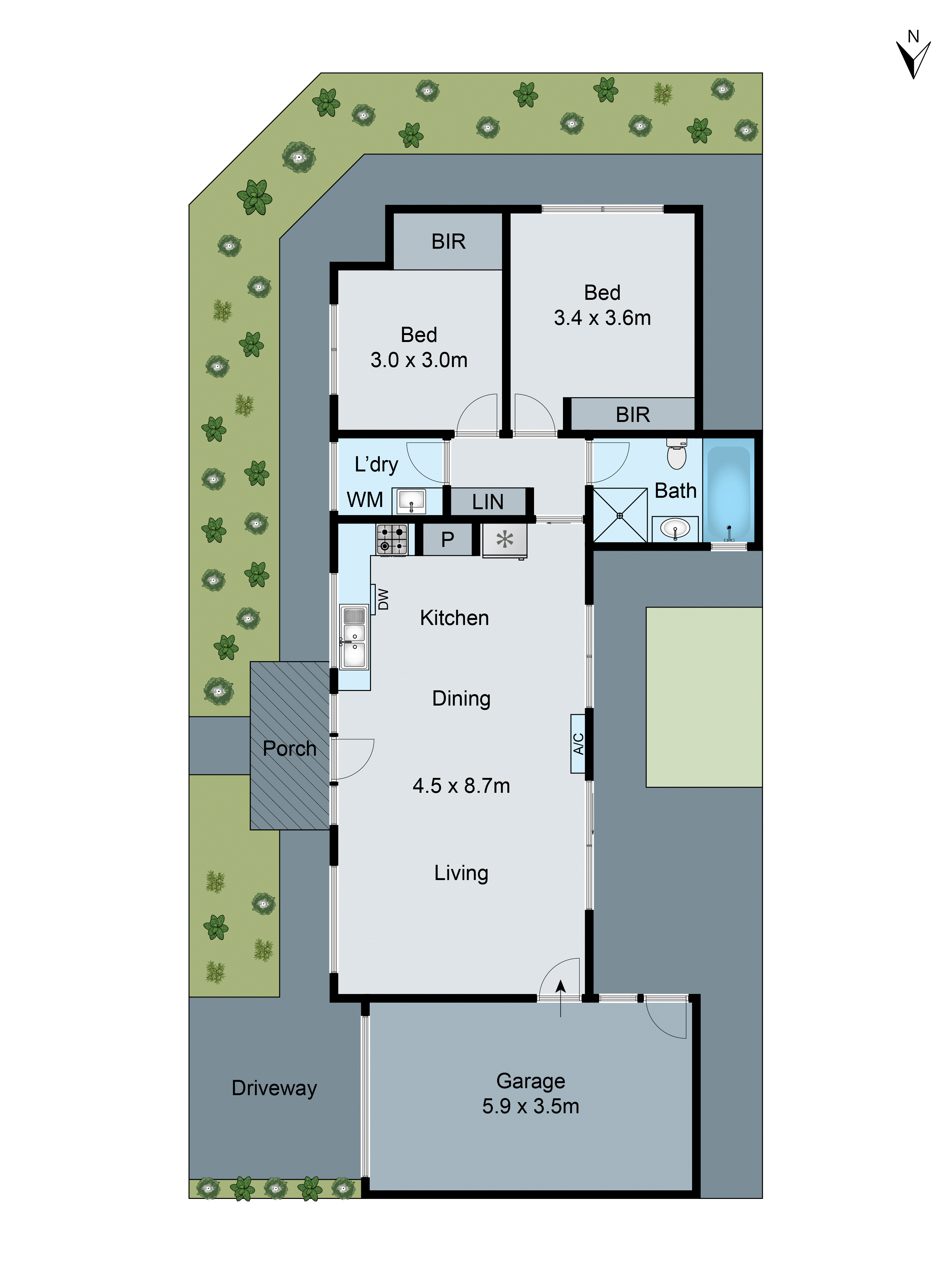 1A Sandalwood Court, Grovedale VIC 3216 - Floorplan