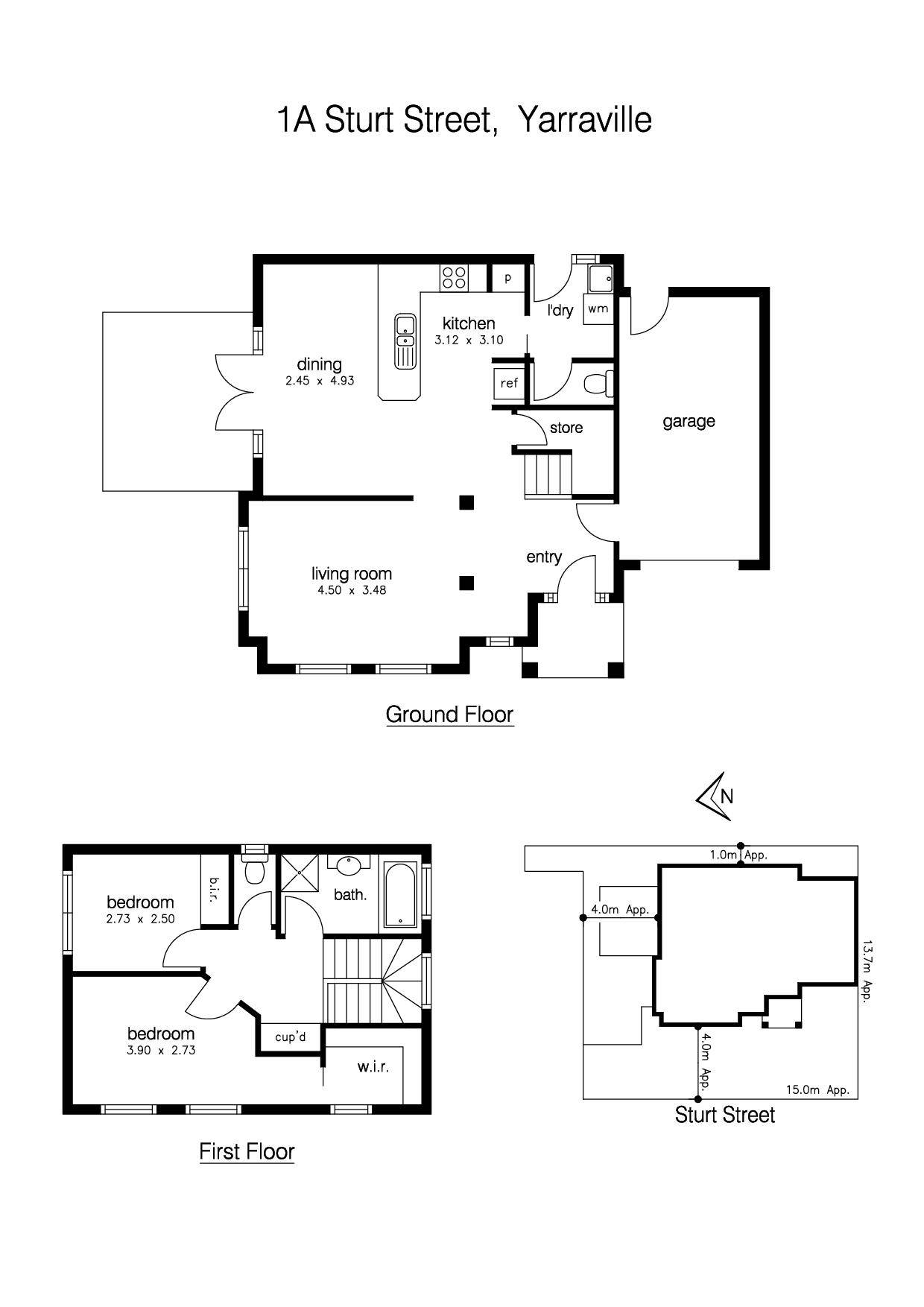 1A Sturt Street, YARRAVILLE VIC 3013 - Floorplan
