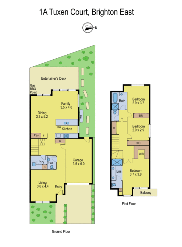 1A Tuxen Court, Brighton East VIC 3187 - Floorplan