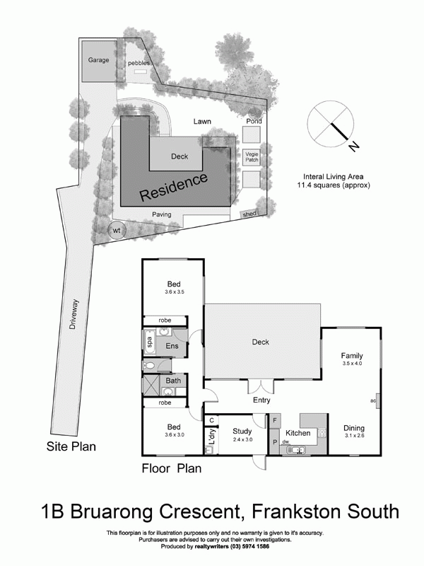 1B Bruarong Crescent, FRANKSTON SOUTH VIC 3199 - Floorplan