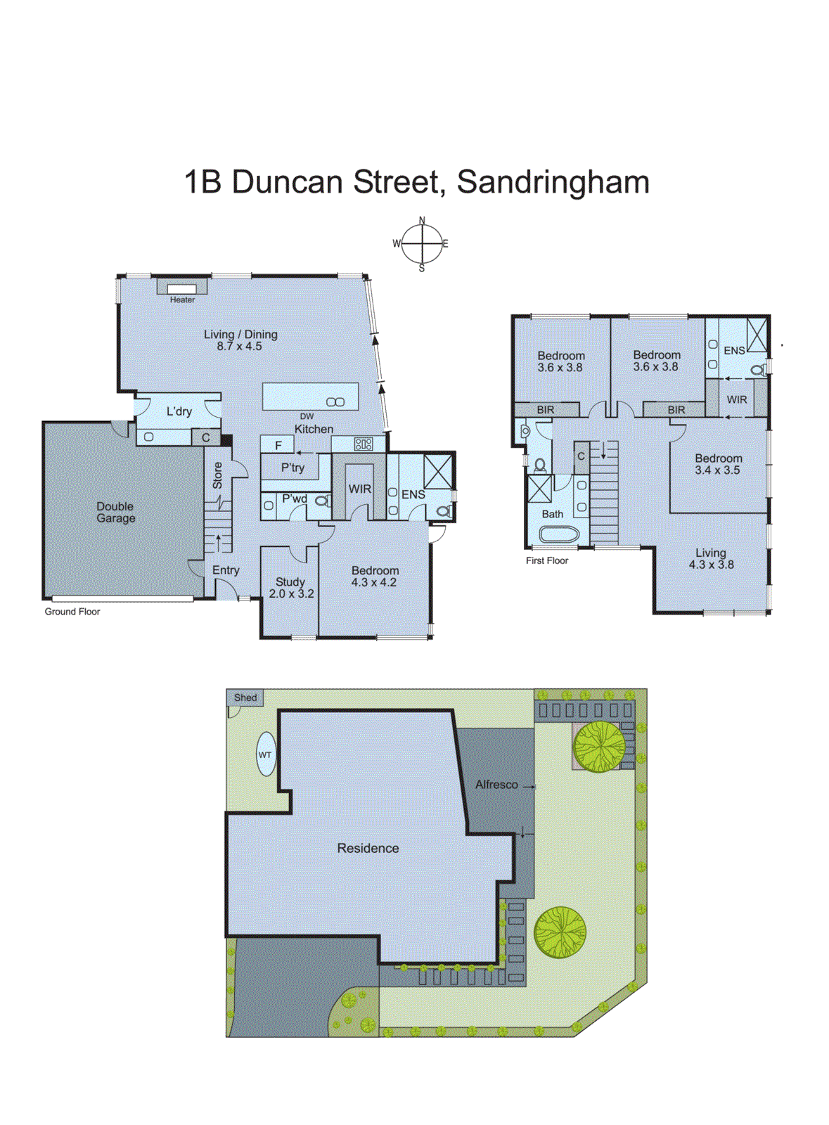 1B Duncan Street, Sandringham VIC 3191 - Floorplan