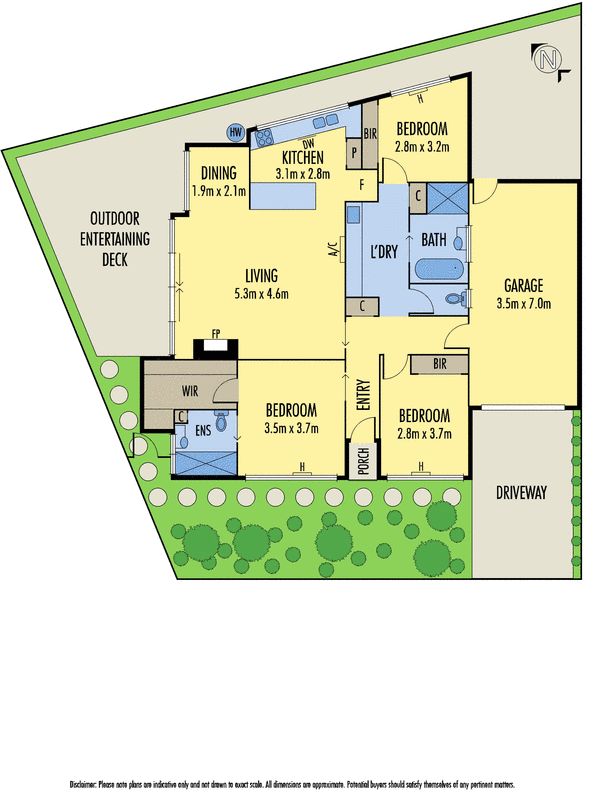 1B Gairloch Grove, Newtown VIC 3220 - Floorplan