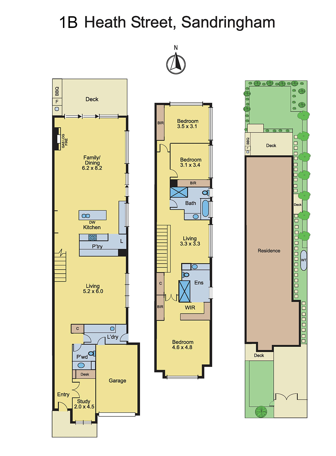 1B Heath Street, Sandringham VIC 3191 - Floorplan