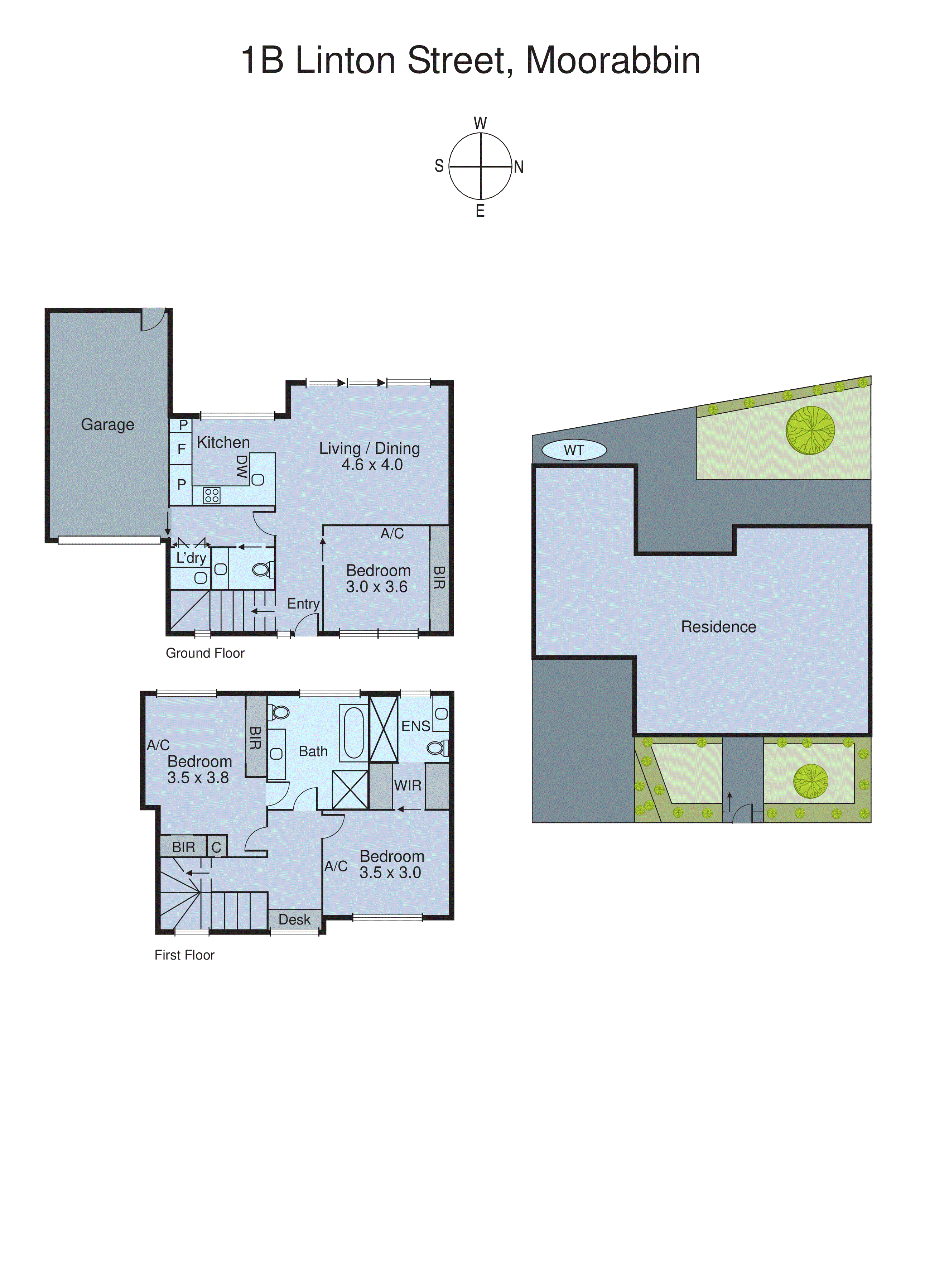 1B Linton Street, Moorabbin VIC 3189 - Floorplan