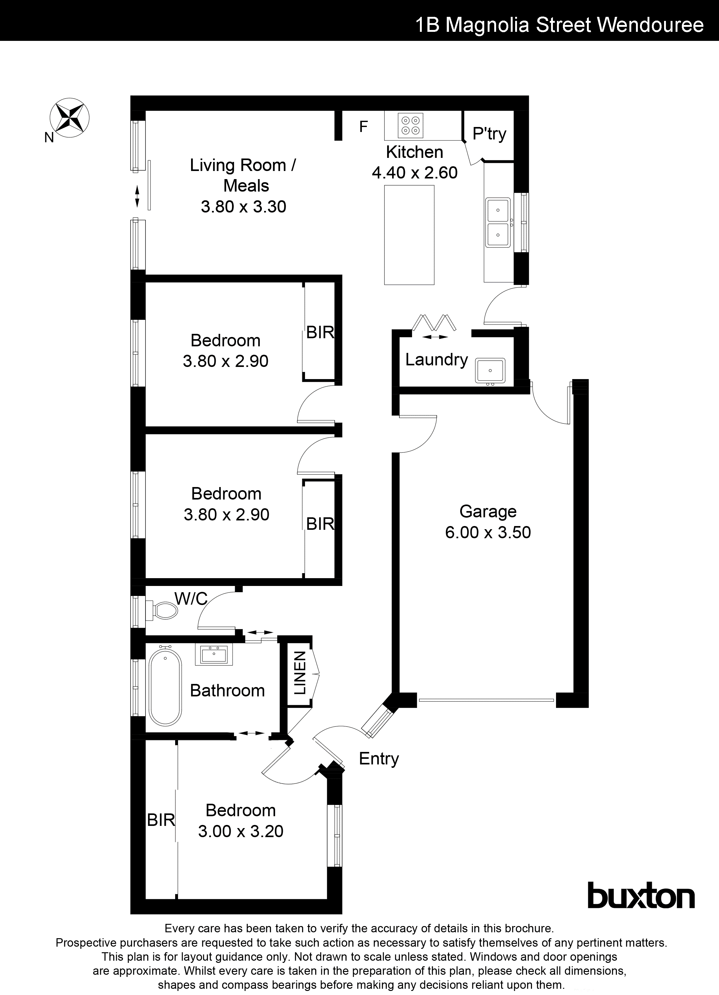 1B Magnolia Street, Wendouree VIC 3355 - Floorplan