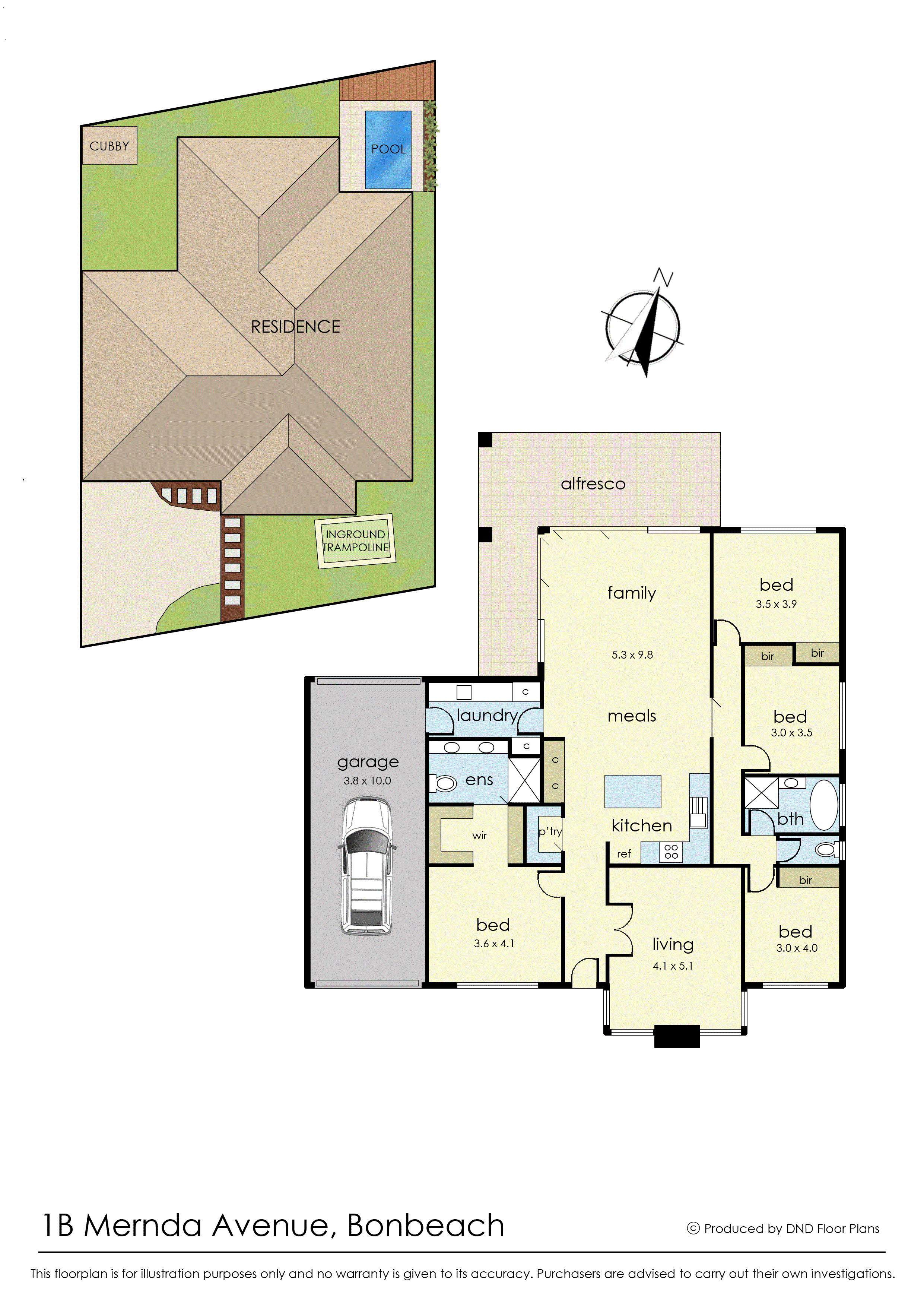 1B Mernda Avenue, Bonbeach VIC 3196 - Floorplan
