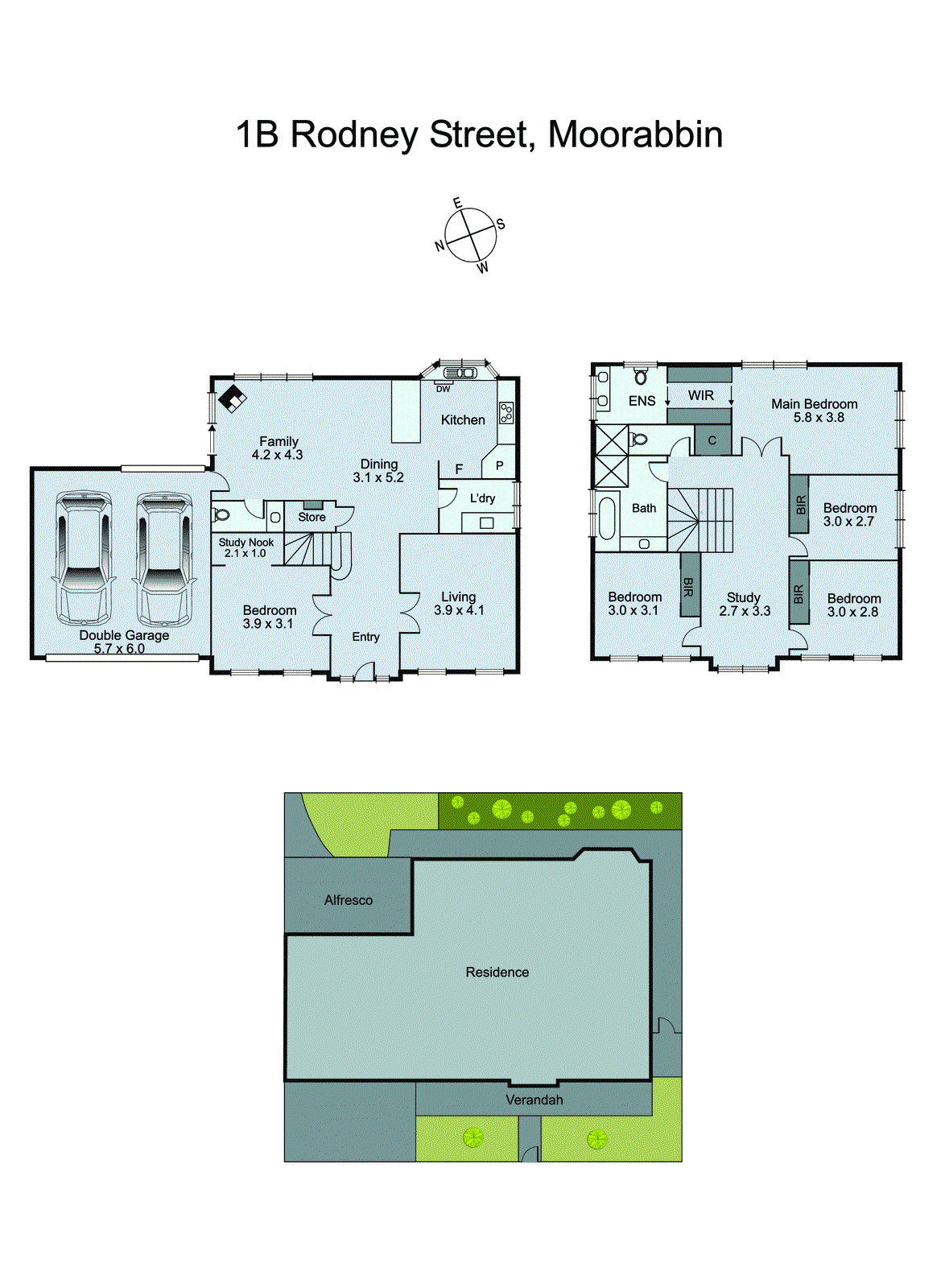 1B Rodney Street, Moorabbin VIC 3189 - Floorplan