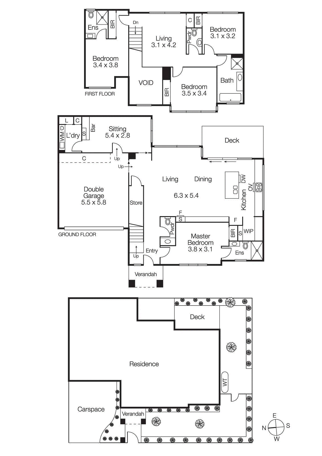 1B Roydon Street, Hampton VIC 3188 - Floorplan