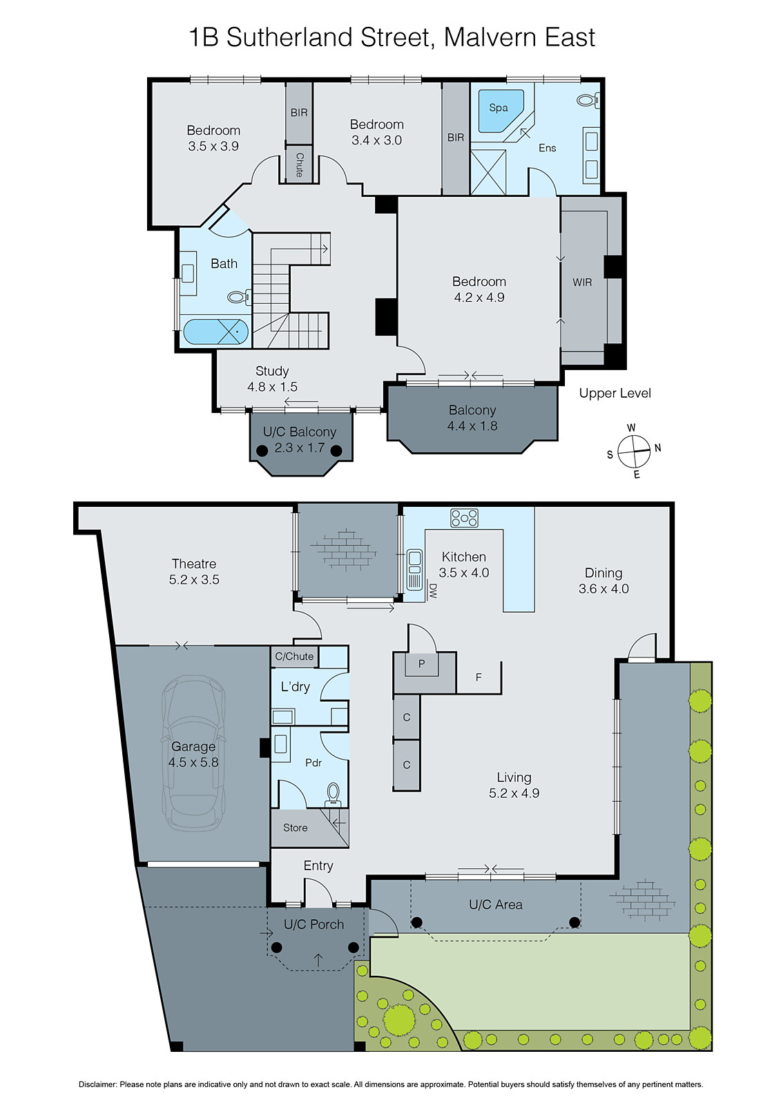1B Sutherland Street, Malvern East VIC 3145 - Floorplan
