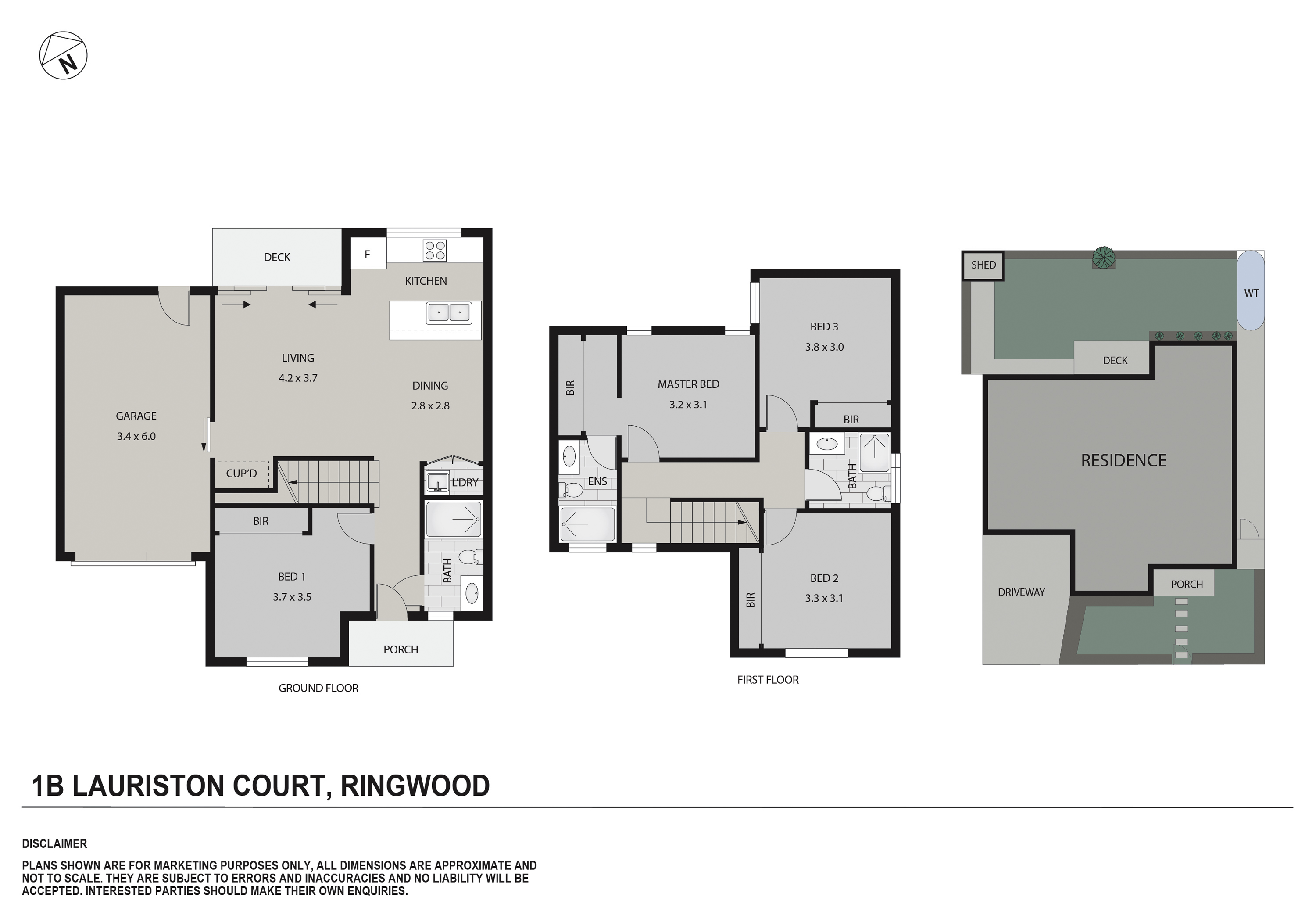 1b/1 Lauriston Court, Ringwood VIC 3134 - Floorplan