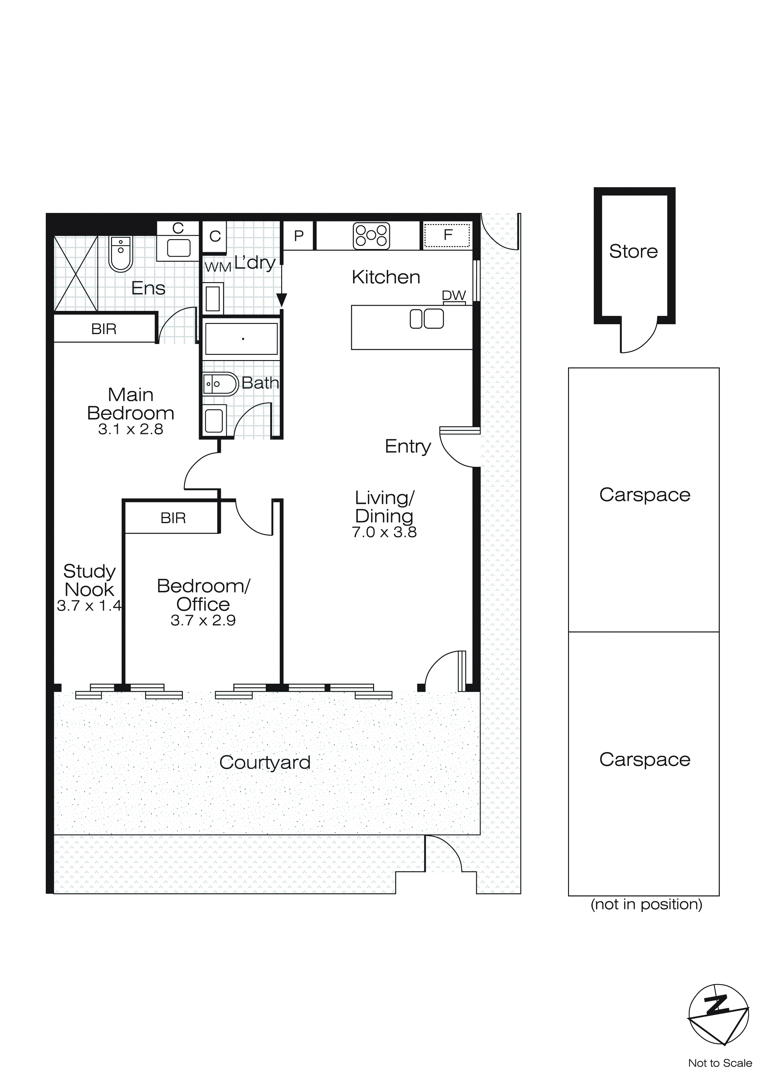 1B/18 Wendouree Parade, Lake Wendouree VIC 3350 - Floorplan