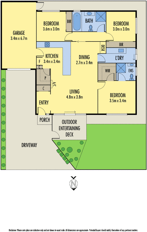 1c Langibanool Avenue, Hamlyn Heights VIC 3215 - Floorplan