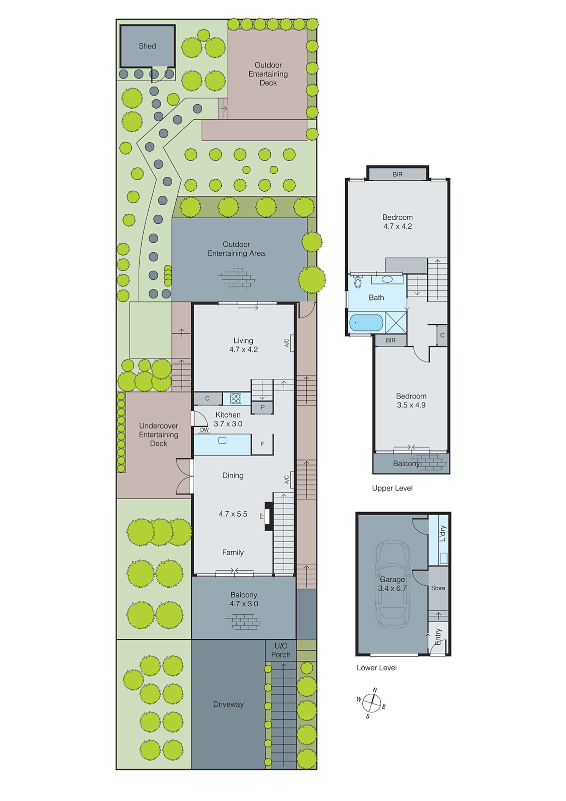 1c Lansbury Crescent, Highton VIC 3216 - Floorplan