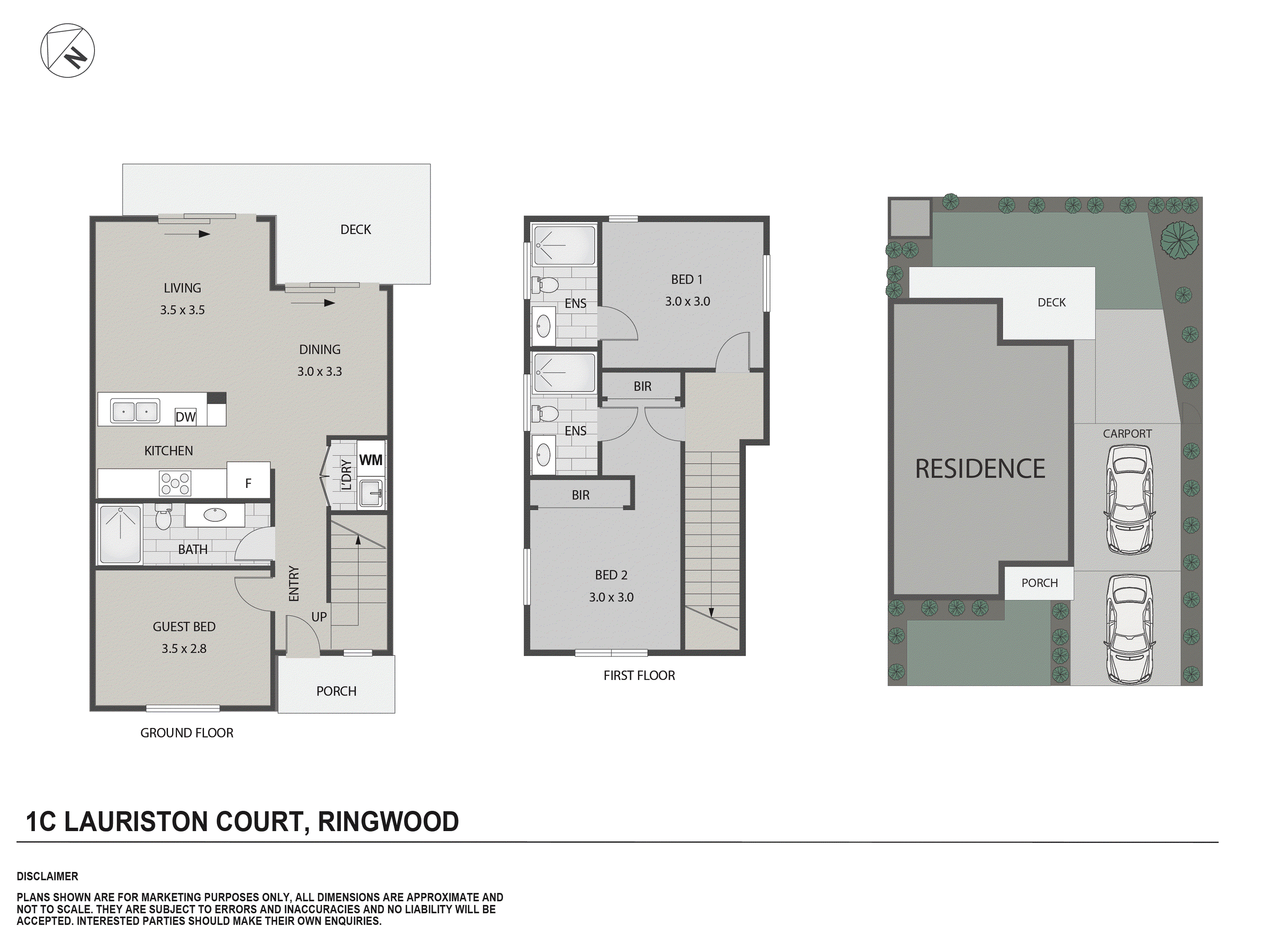1C Lauriston Court, Ringwood VIC 3134 - Floorplan