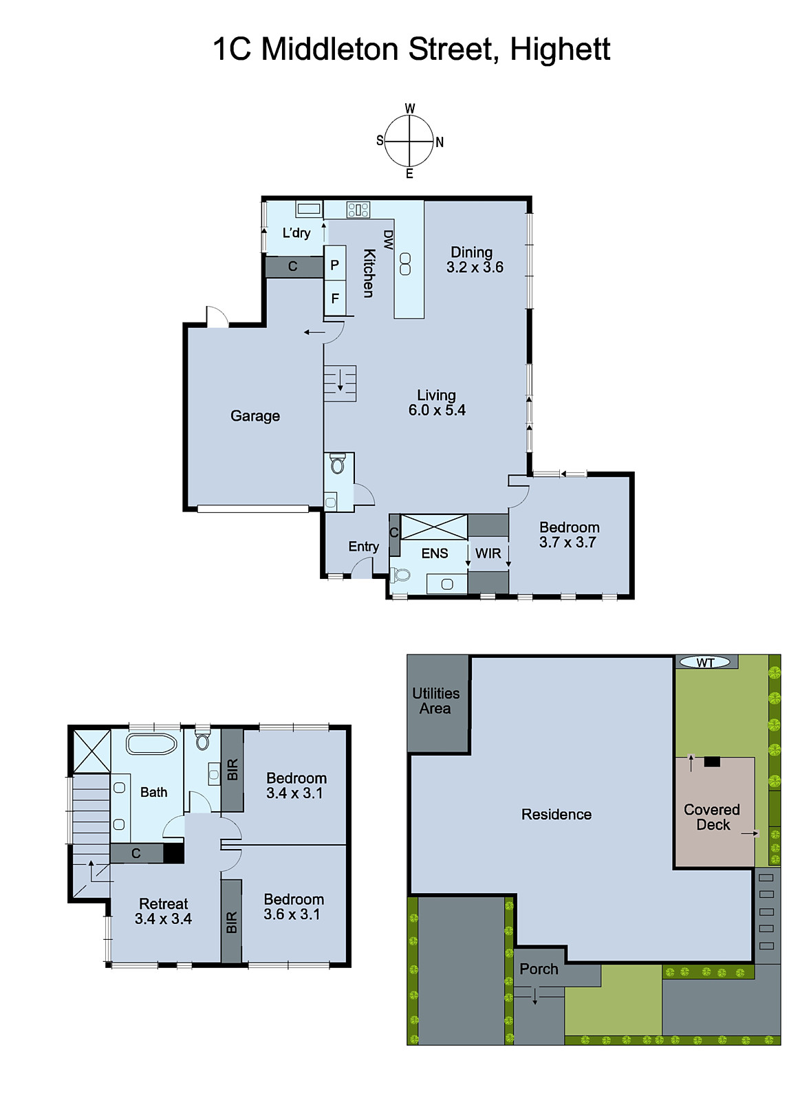 1c Middleton Street, Highett VIC 3190 - Floorplan