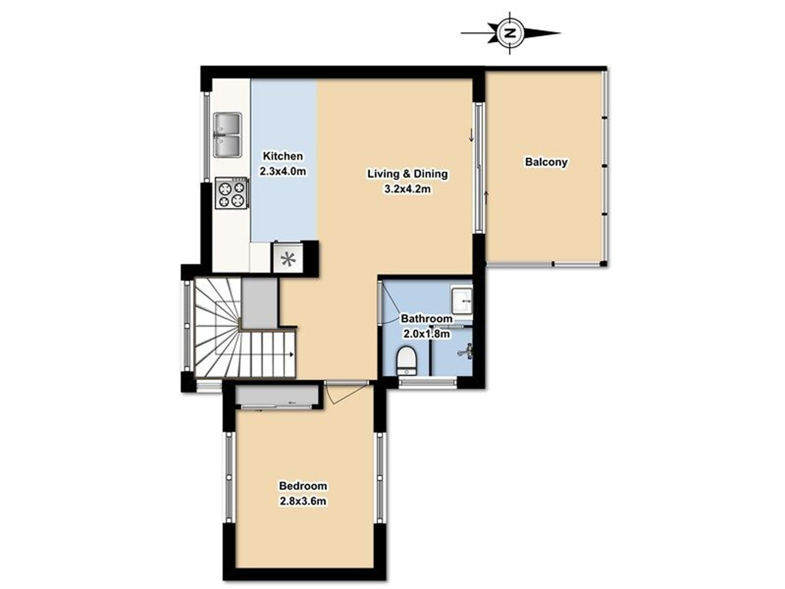 1c/18 Gleniffer Avenue, Brighton East VIC 3187 - Floorplan