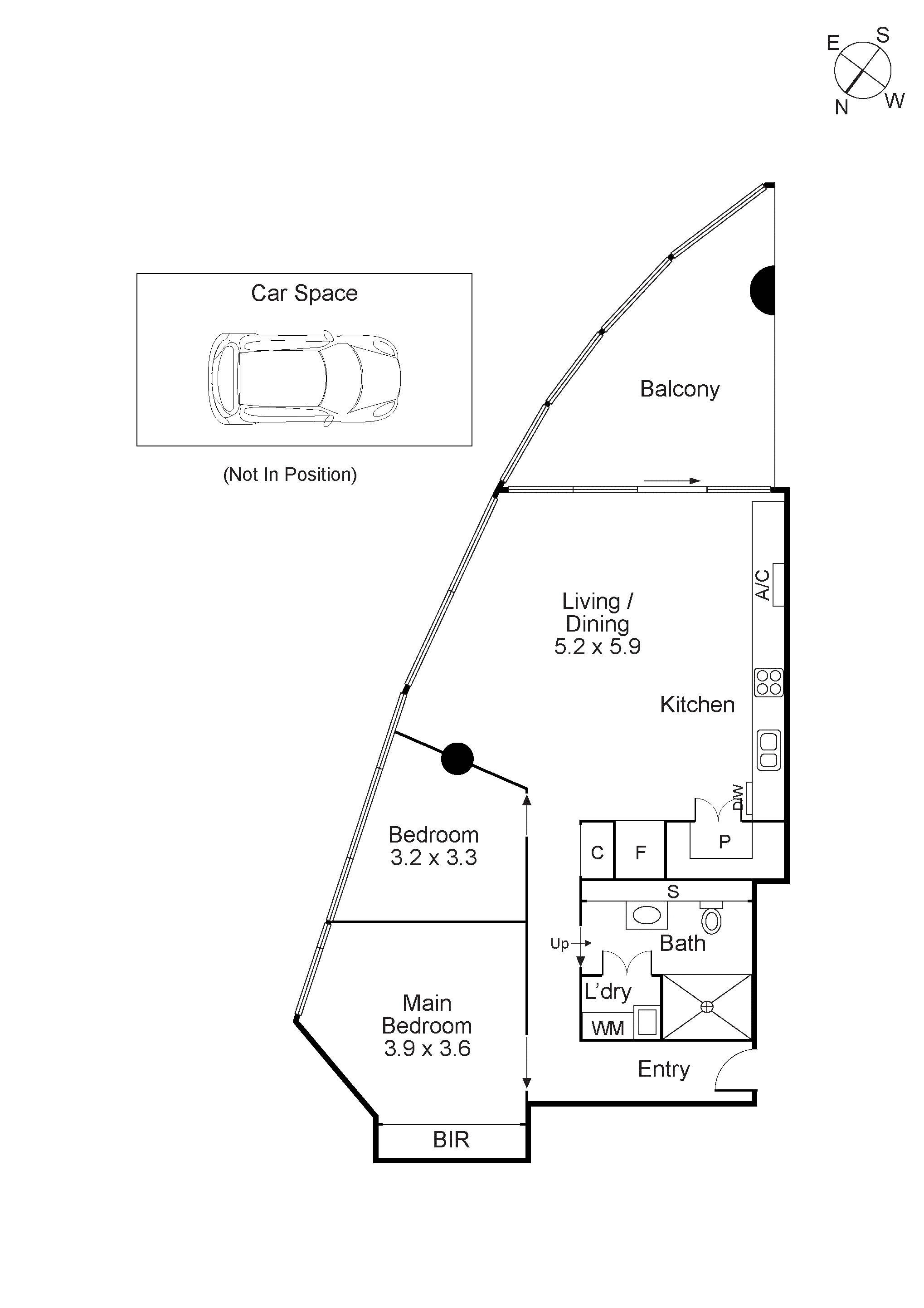 1C/635 St Kilda Road, Melbourne VIC 3004 - Floorplan