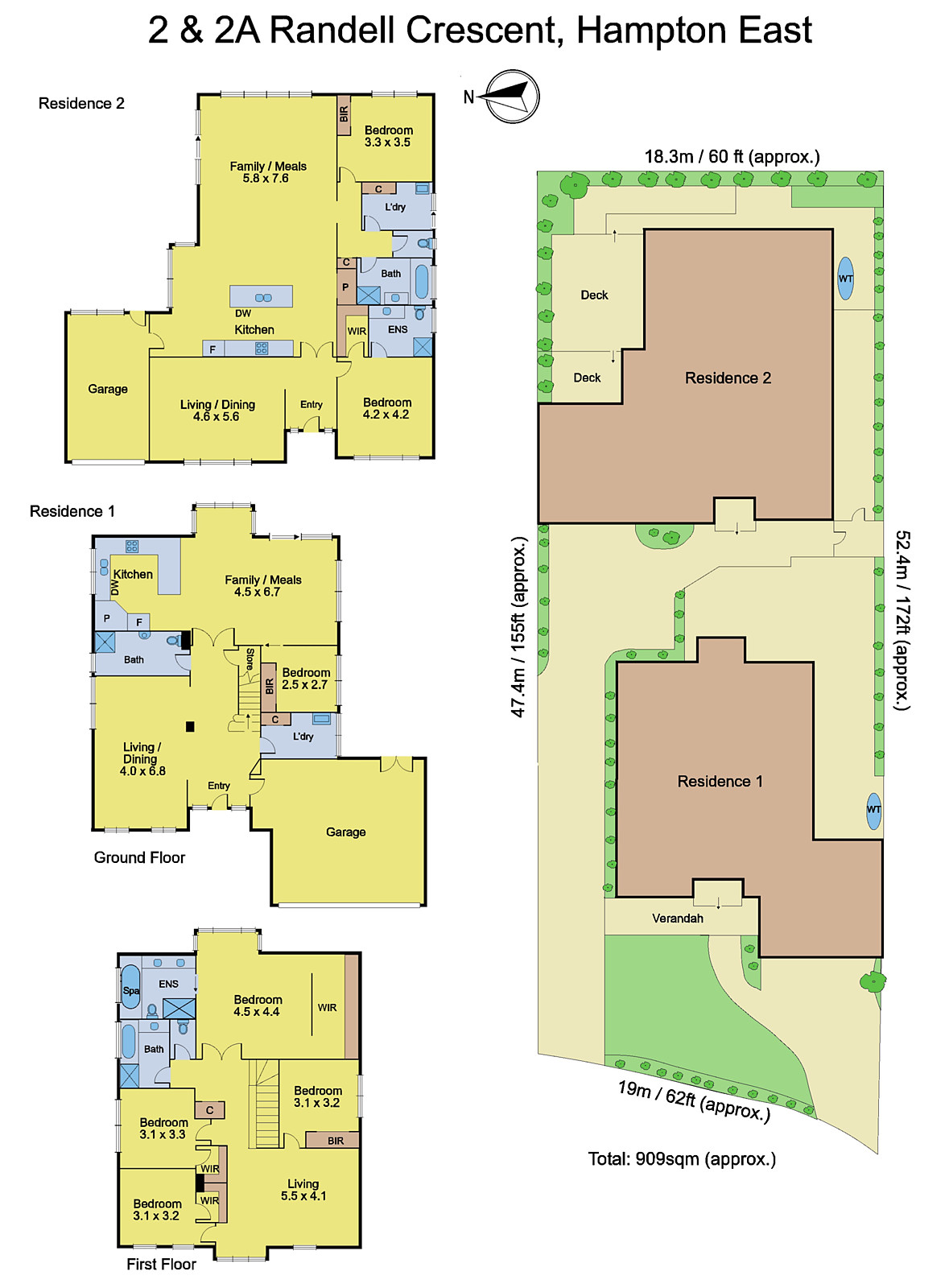 2 & 2A Randell Crescent, Hampton East VIC 3188 - Floorplan
