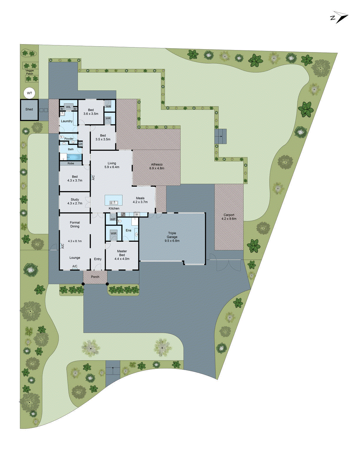 2-3 Champagne Court, Waurn Ponds VIC 3216 - Floorplan