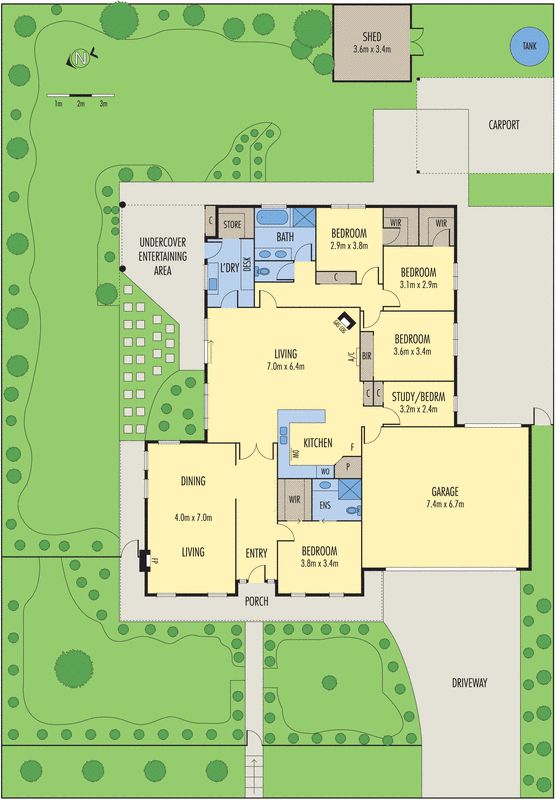 2-3 Chandon Court, Waurn Ponds VIC 3216 - Floorplan