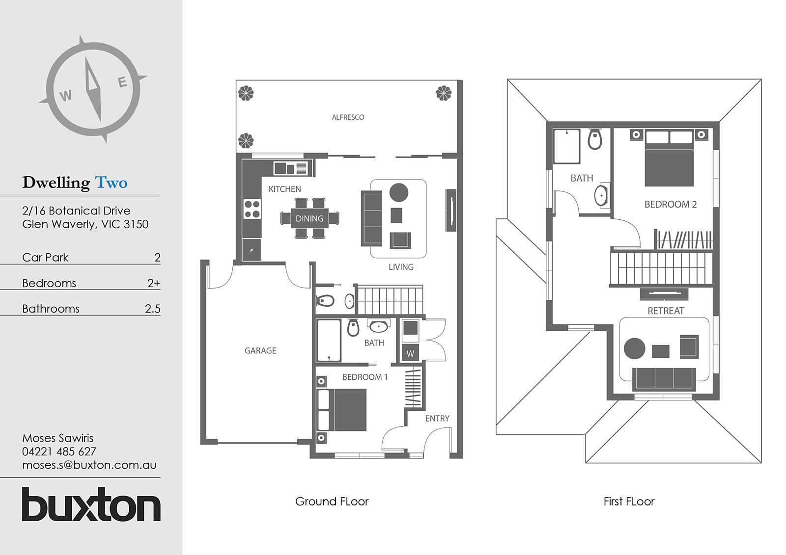 2 & 3/16 Botanic Drive, Glen Waverley VIC 3150 - Floorplan