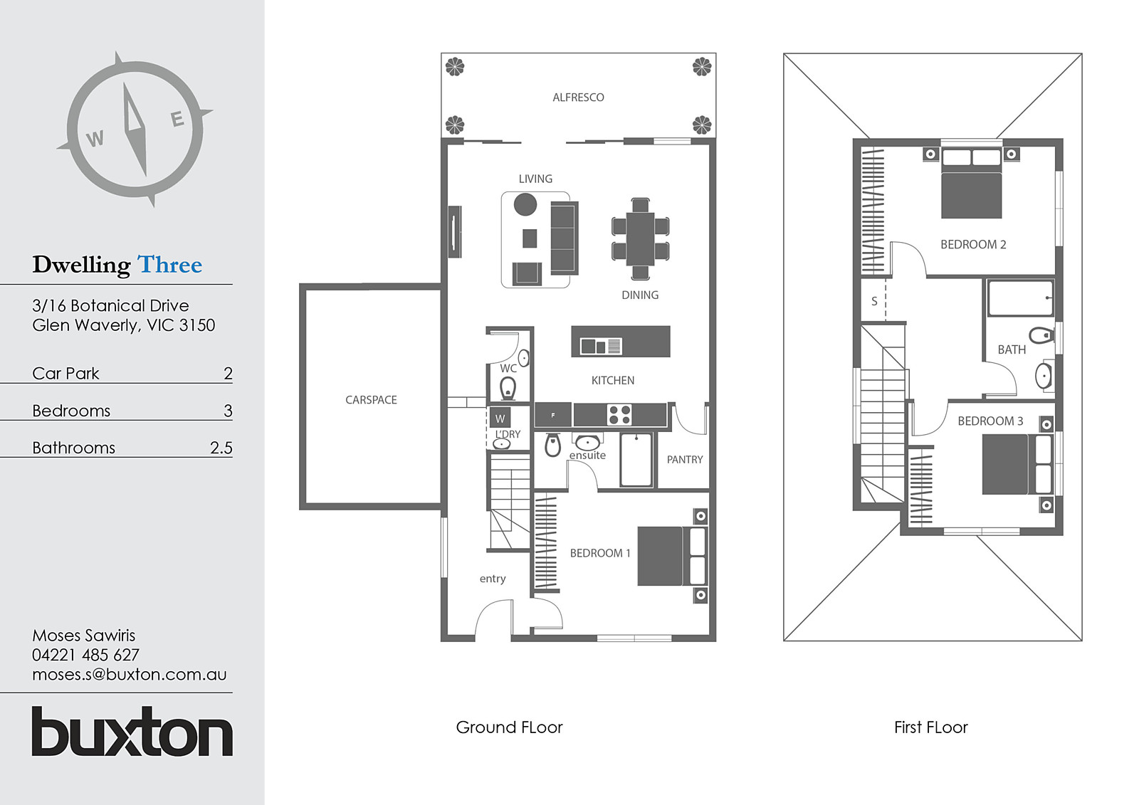 2 & 3/16 Botanic Drive, Glen Waverley VIC 3150 - Floorplan