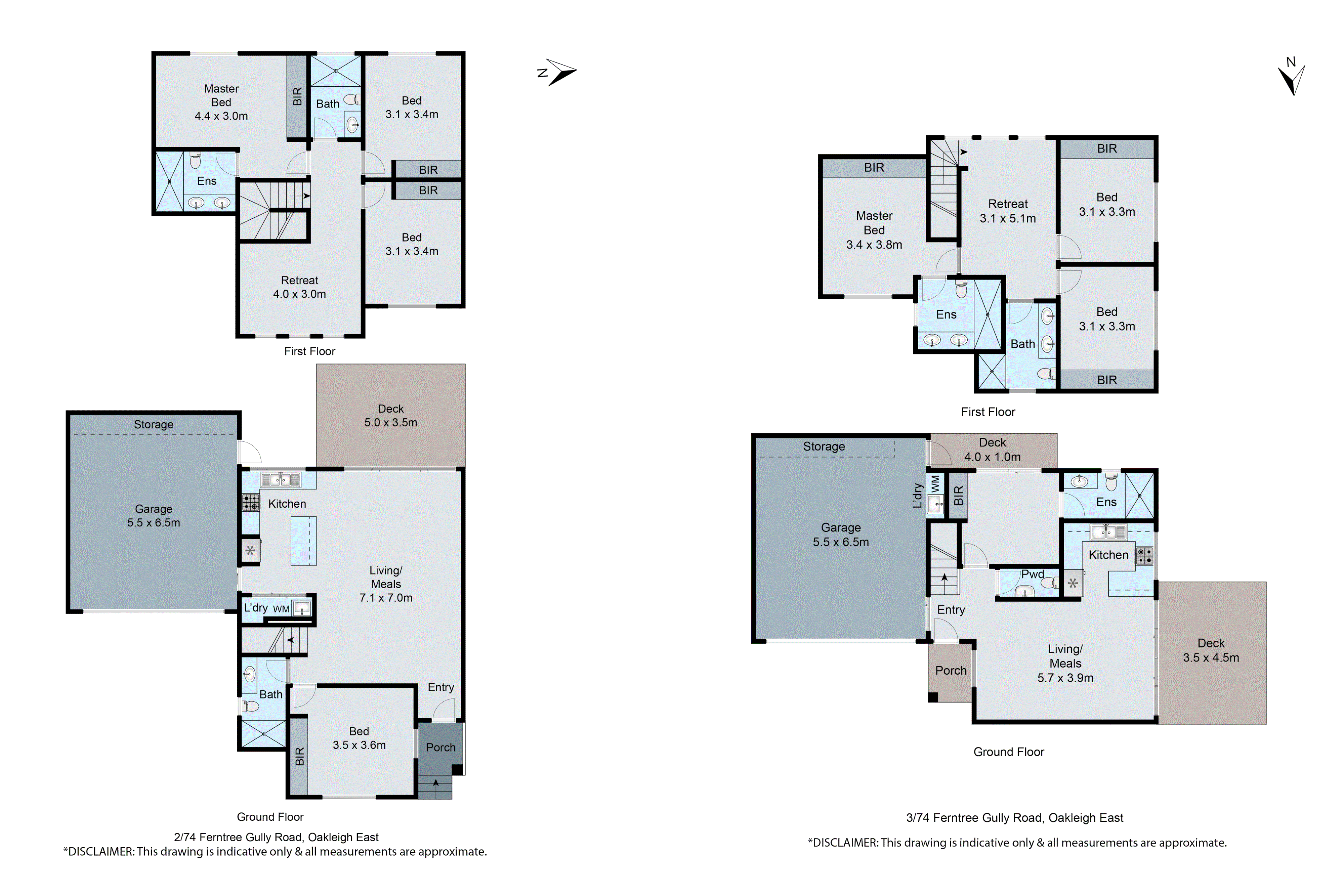2 & 3/74 Ferntree Gully Road, Oakleigh East VIC 3166 - Floorplan