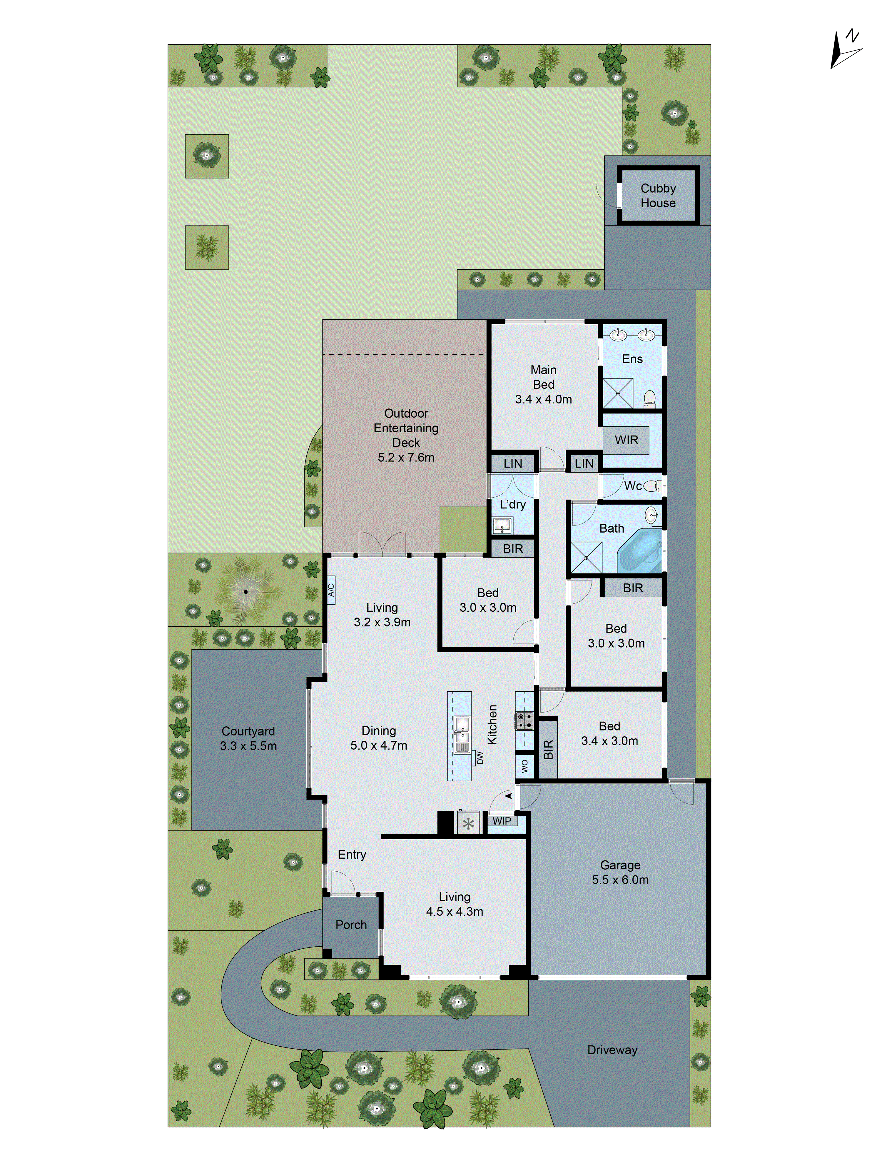 2-4 Garvey Court, Highton VIC 3216 - Floorplan