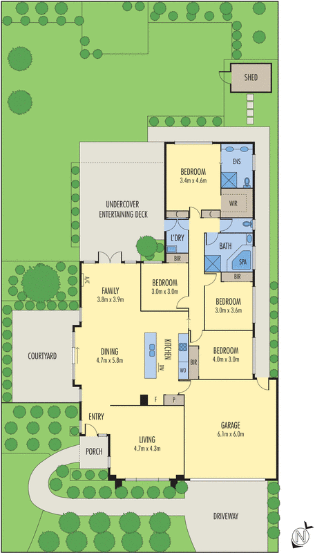 2-4 Garvey Court, Highton VIC 3216 - Floorplan