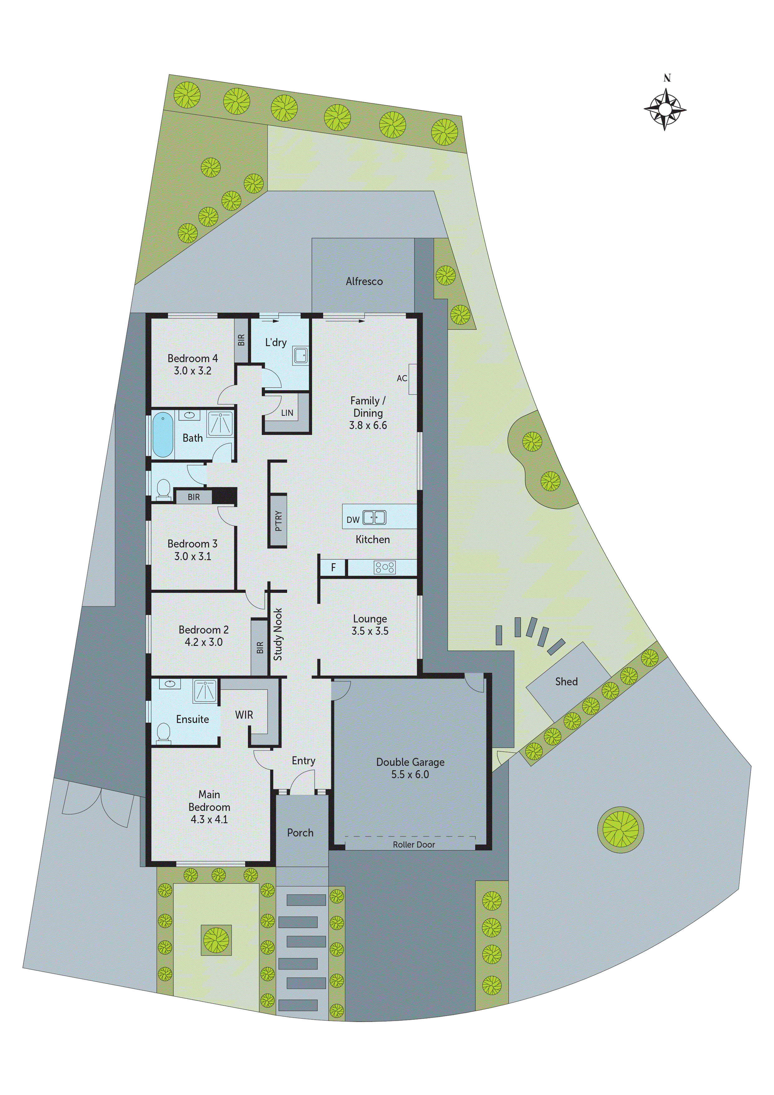 2-4 Steamship Place, Curlewis VIC 3222 - Floorplan