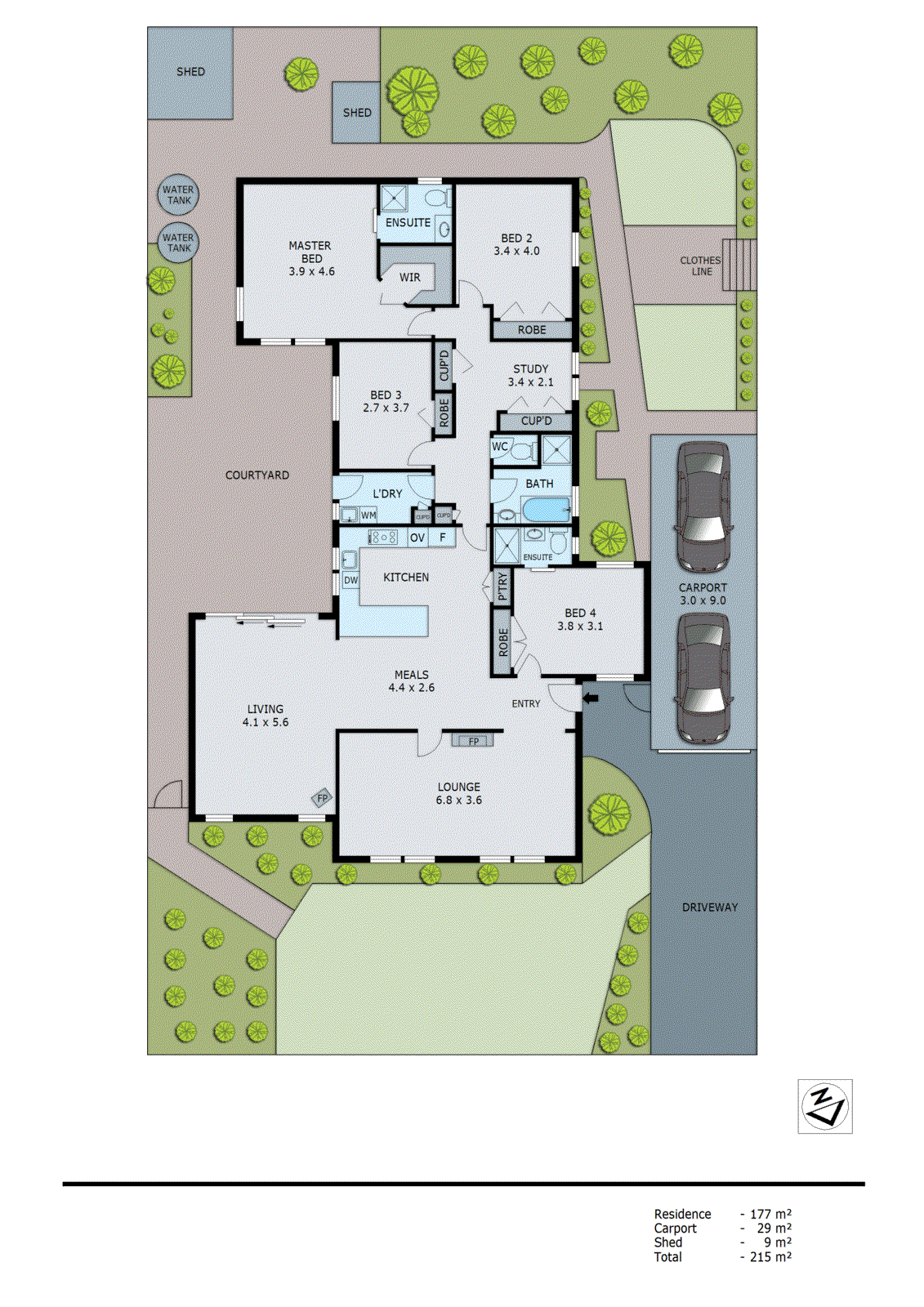 2 Abbottswood Close, Dingley Village VIC 3172 - Floorplan