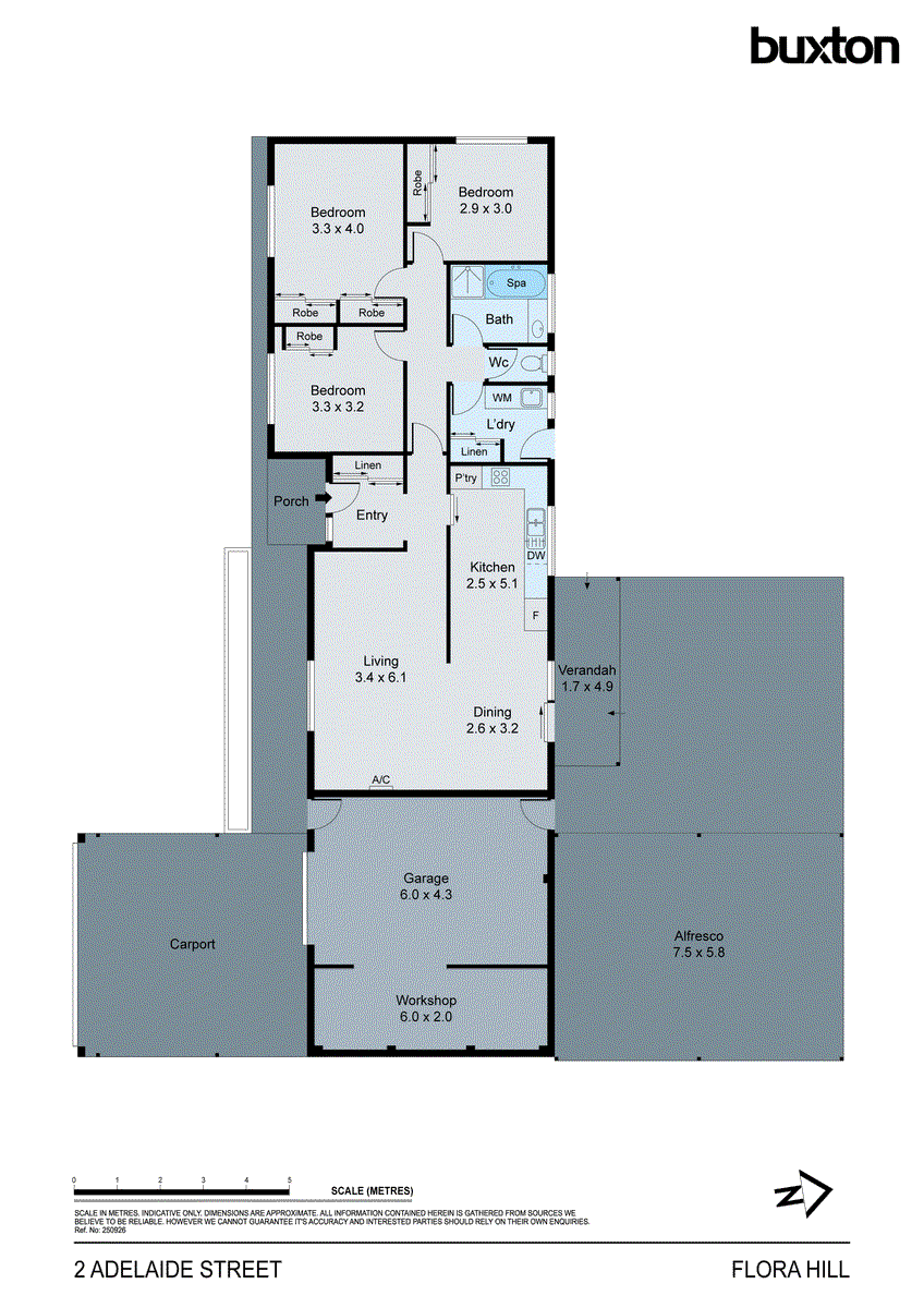 2 Adelaide Street, Flora Hill VIC 3550 - Floorplan