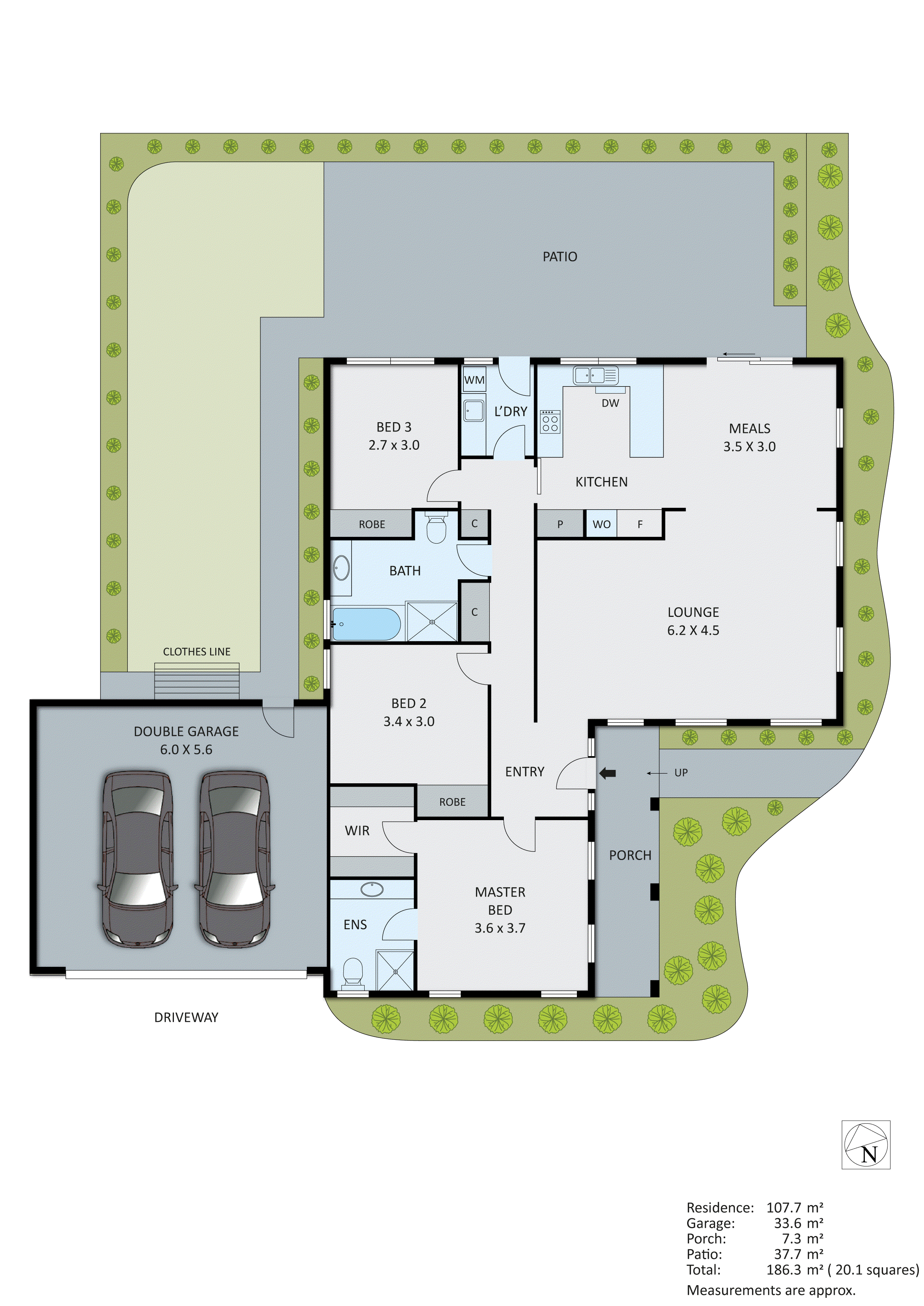 2 Albert Place, Dingley Village VIC 3172 - Floorplan