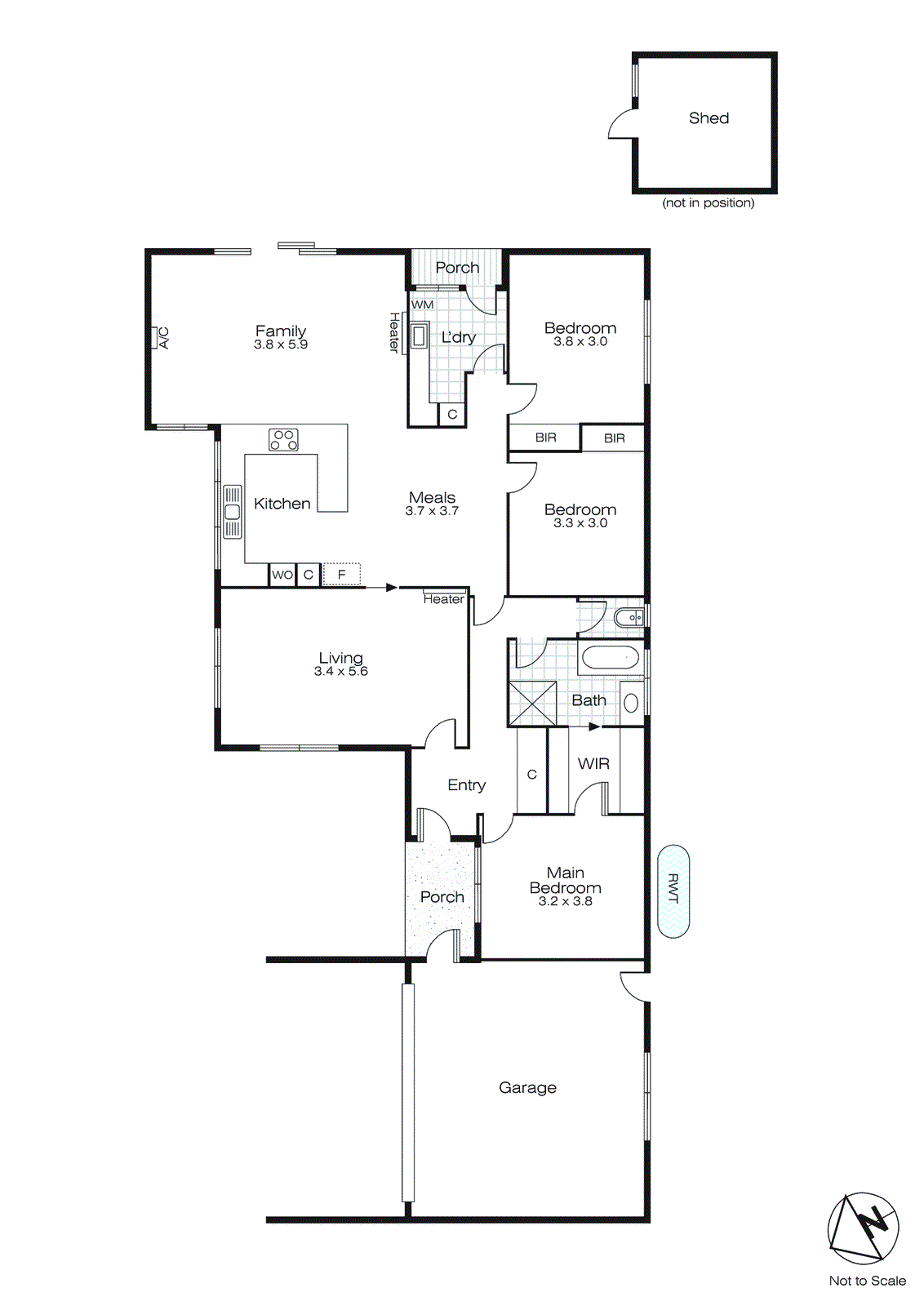 2 Baroga Court, Delacombe VIC 3356 - Floorplan