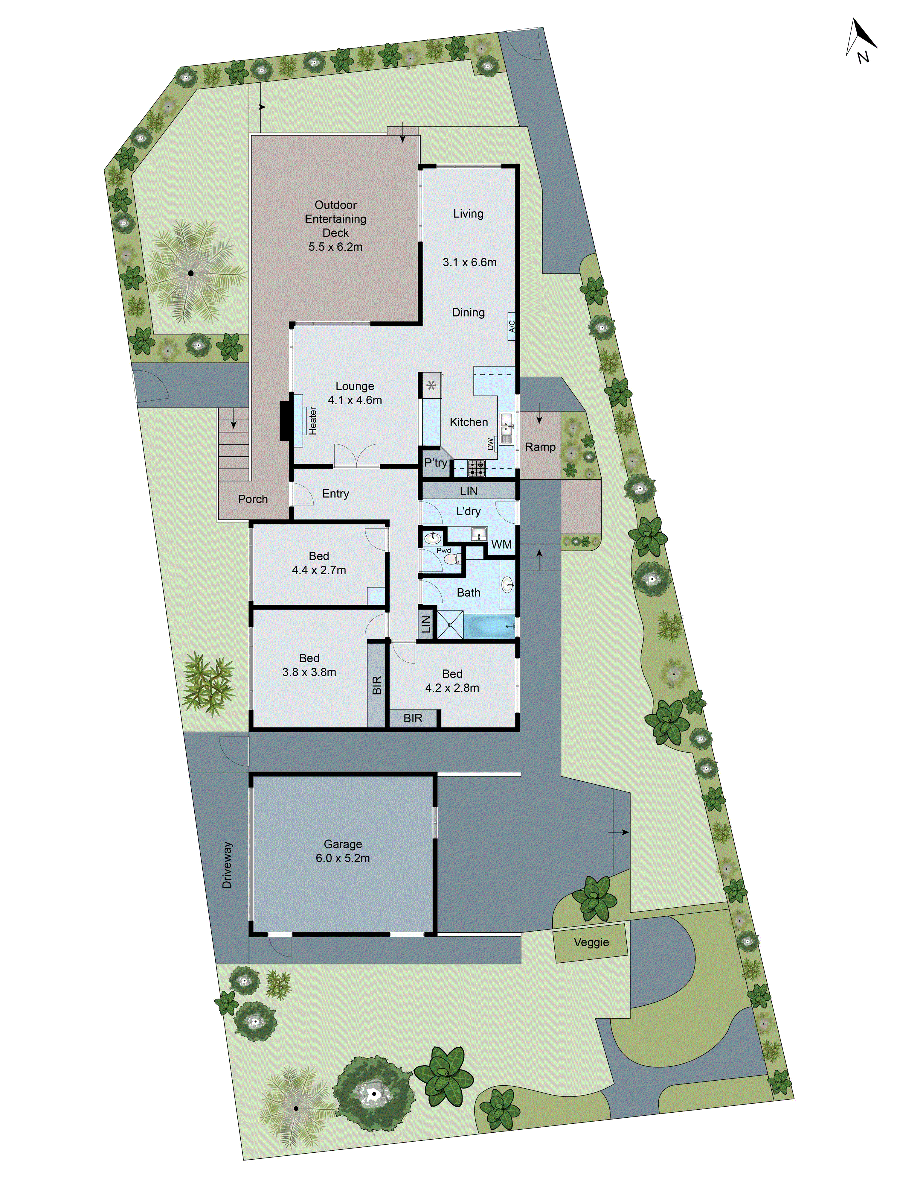 2 Baum Crescent, Highton VIC 3216 - Floorplan