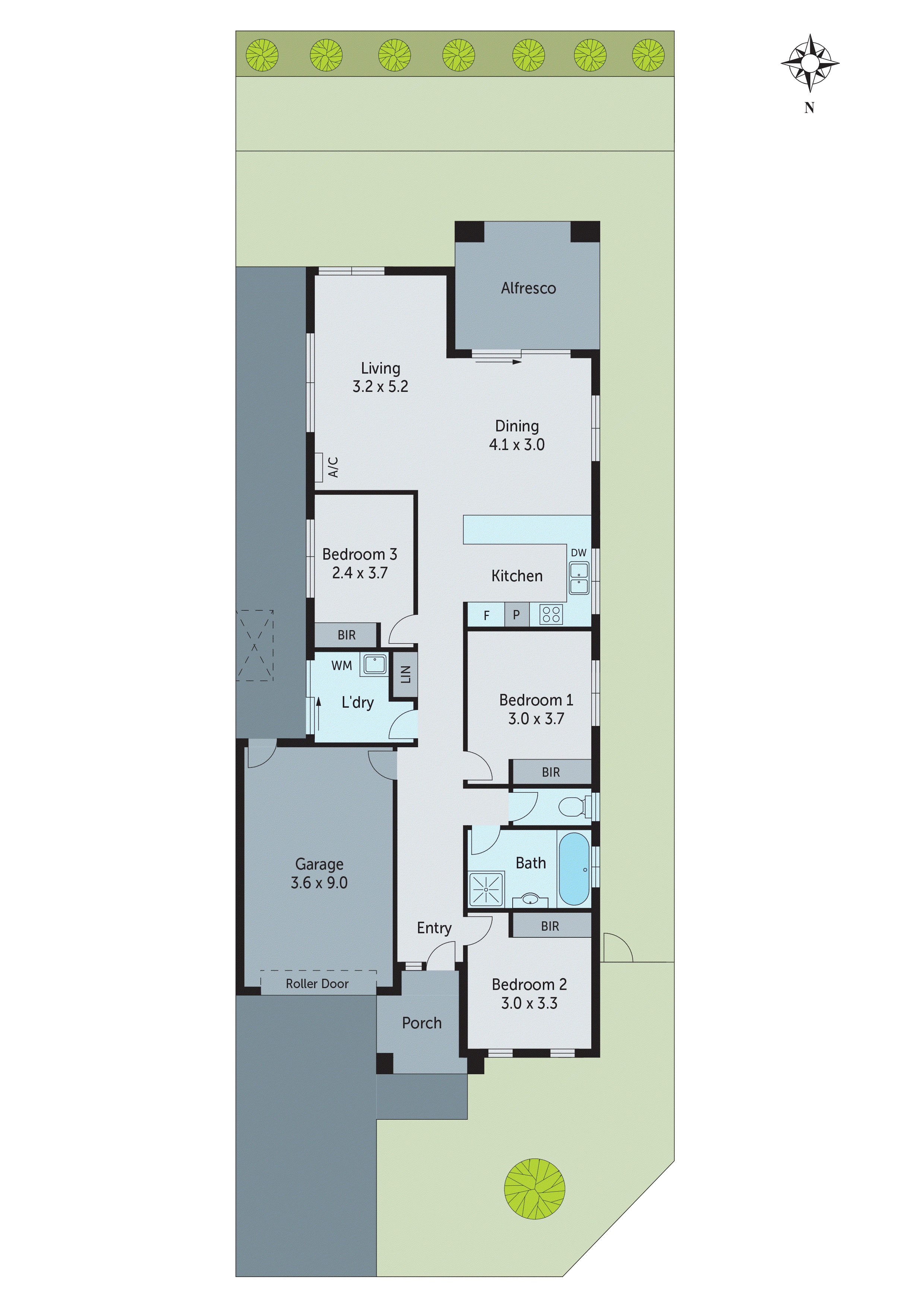 2 Border Collie Close, Curlewis VIC 3222 - Floorplan