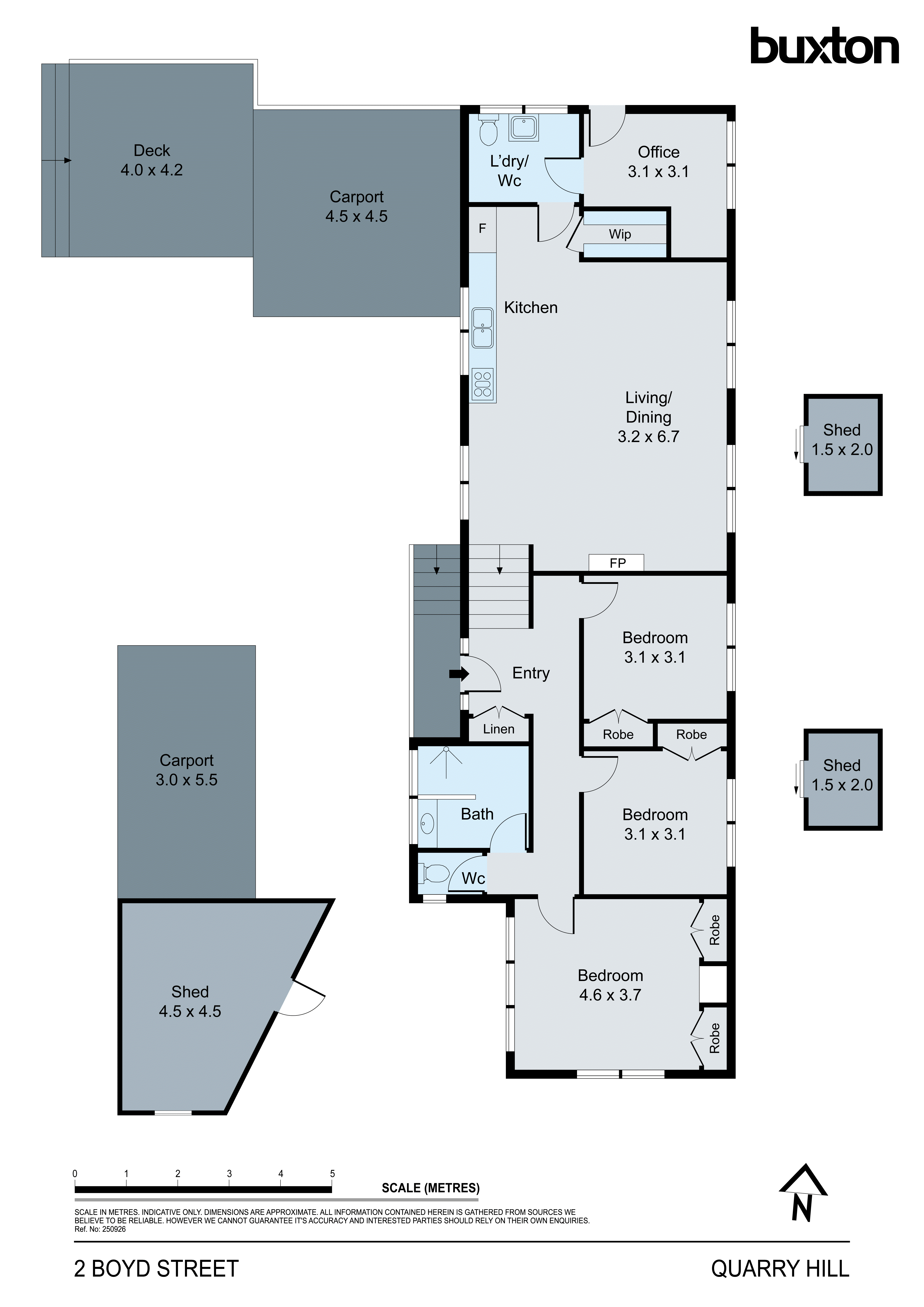 2 Boyd Street, Quarry Hill VIC 3550 - Floorplan