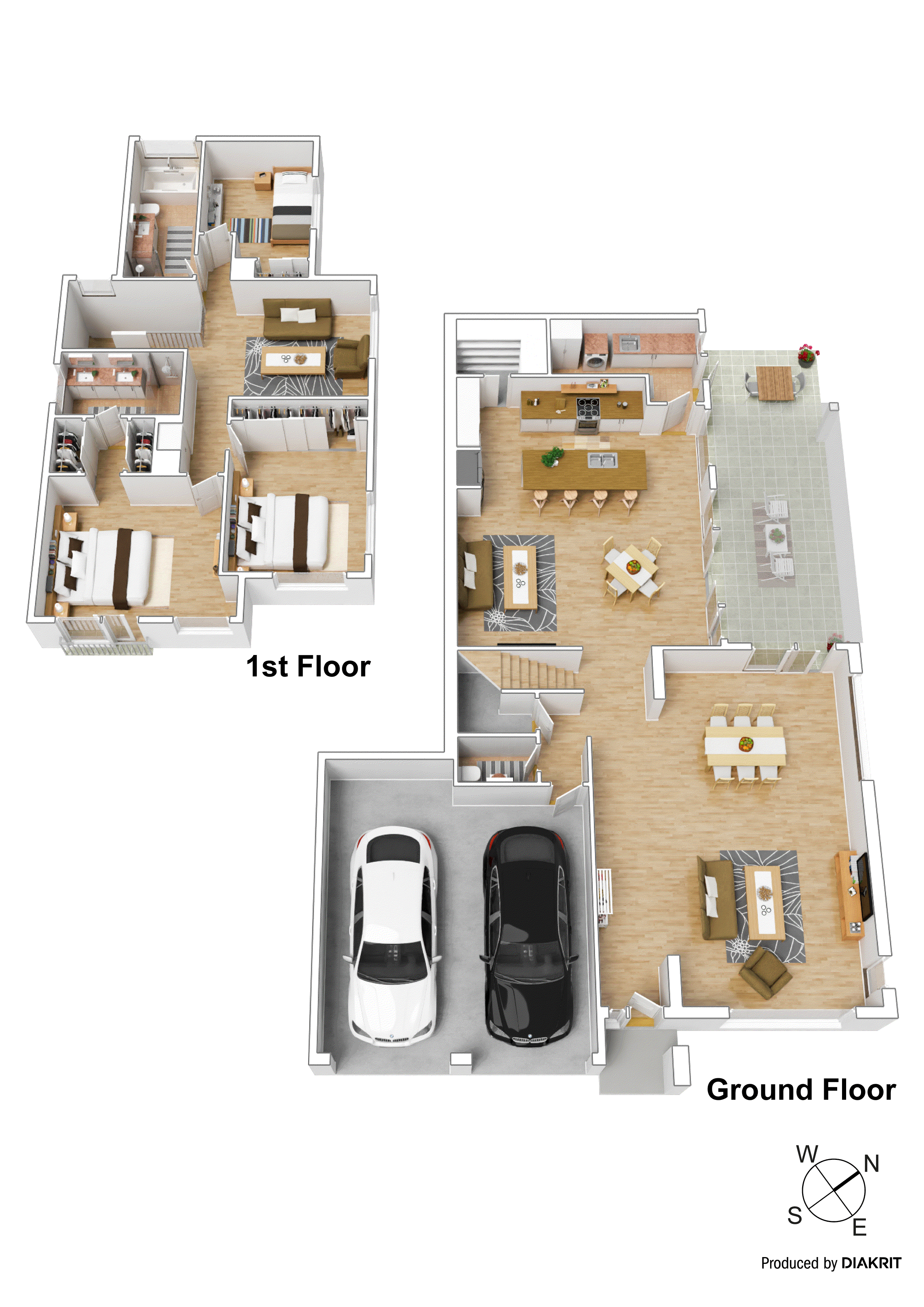 2 Brunton Crescent, Mulgrave VIC 3170 - Floorplan