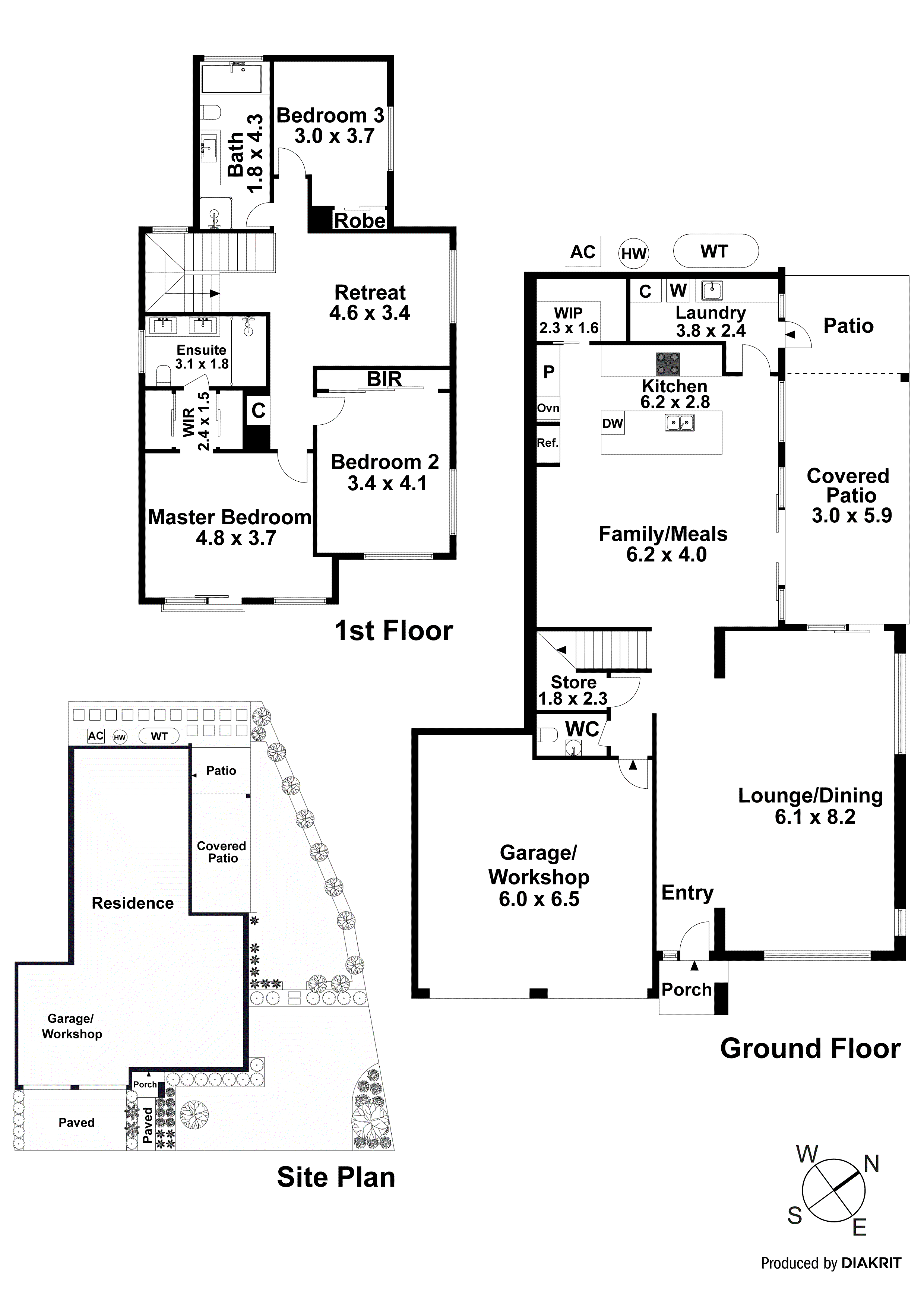 2 Brunton Crescent, Mulgrave VIC 3170 - Floorplan