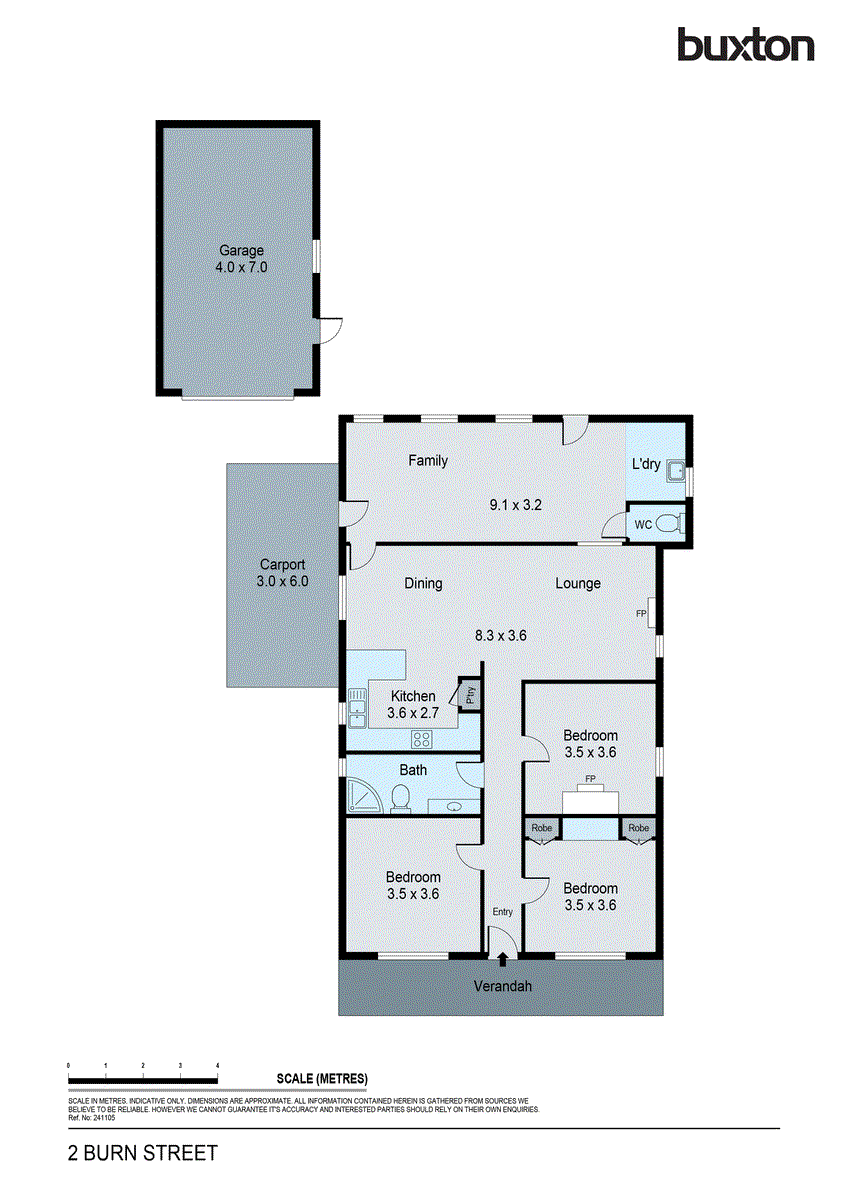 2 Burn Street, Golden Square VIC 3555 - Floorplan