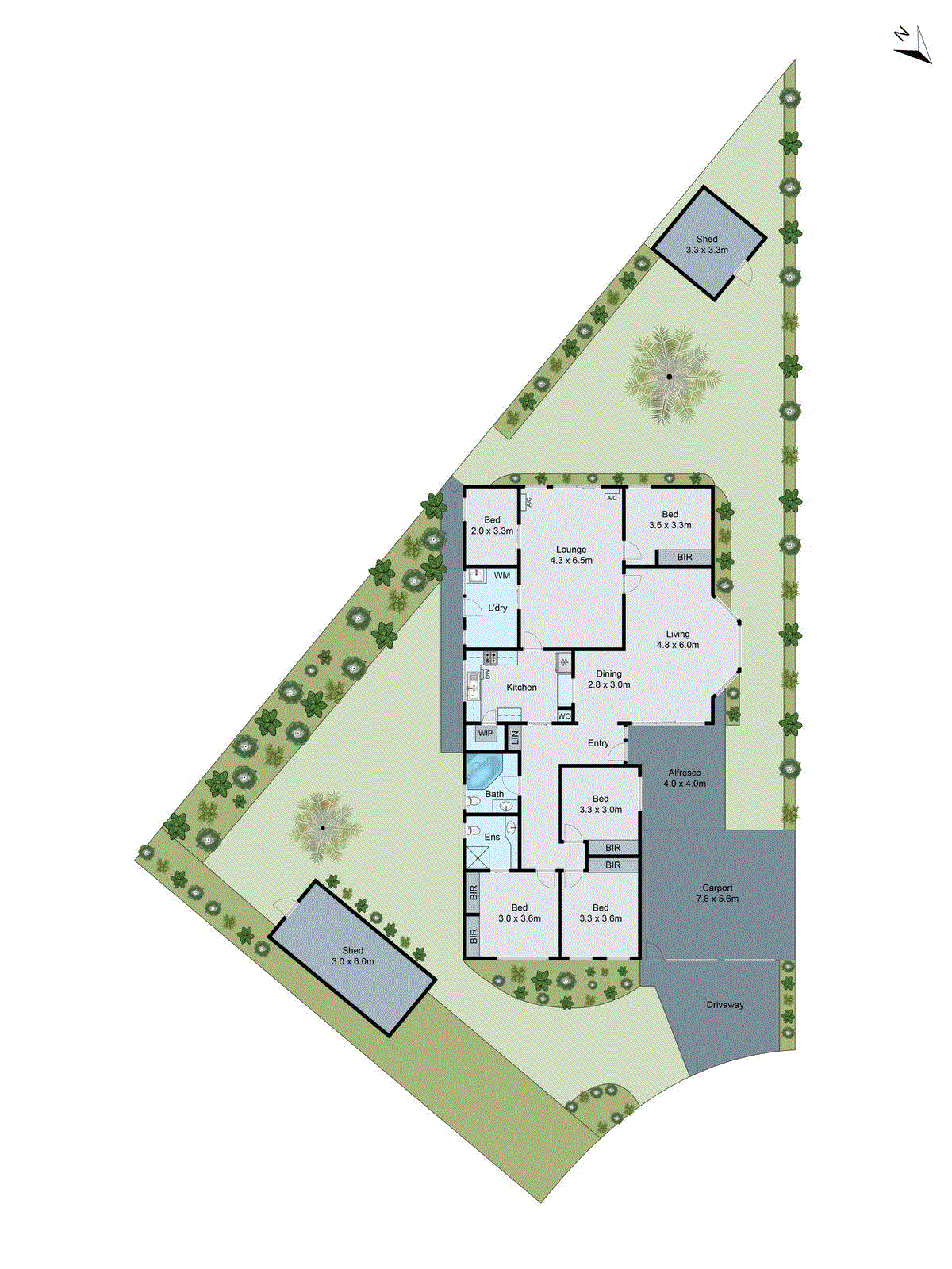 2 Byron Court, Grovedale VIC 3216 - Floorplan