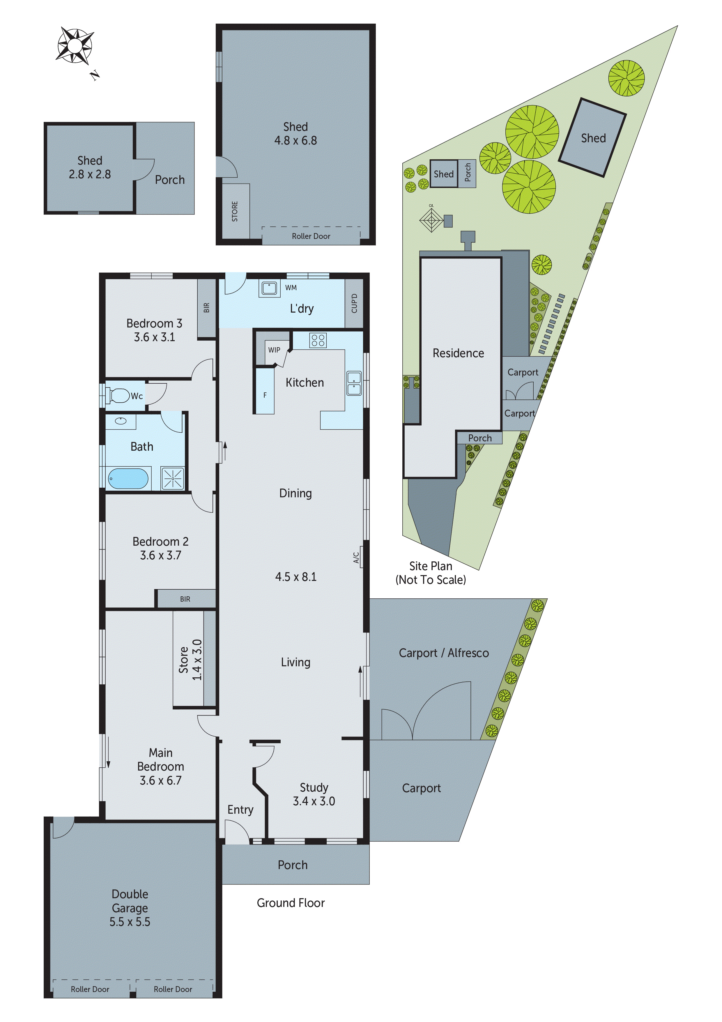 2 Carawatha Avenue, Clifton Springs VIC 3222 - Floorplan