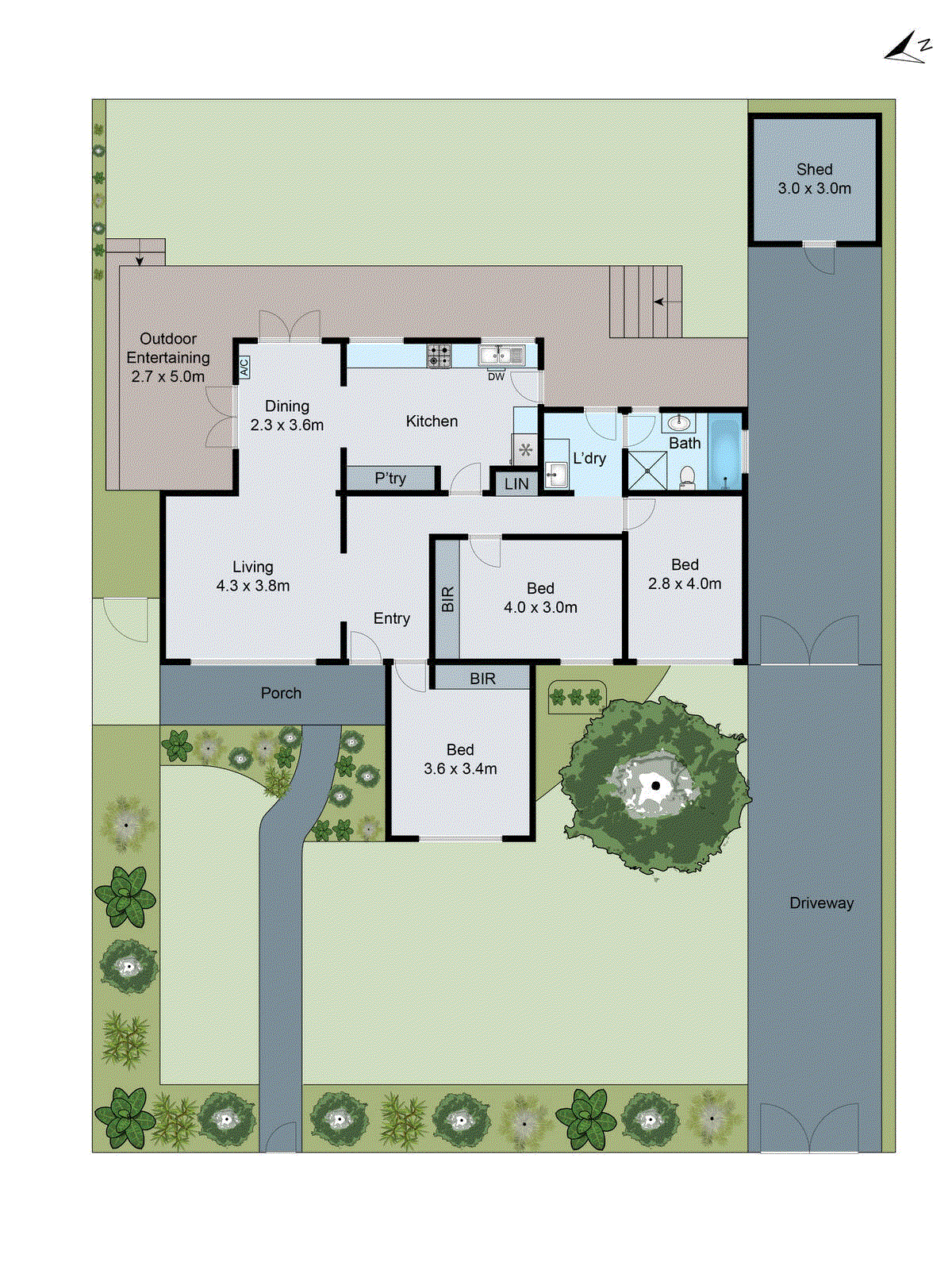 2 Central Avenue, Manifold Heights VIC 3218 - Floorplan
