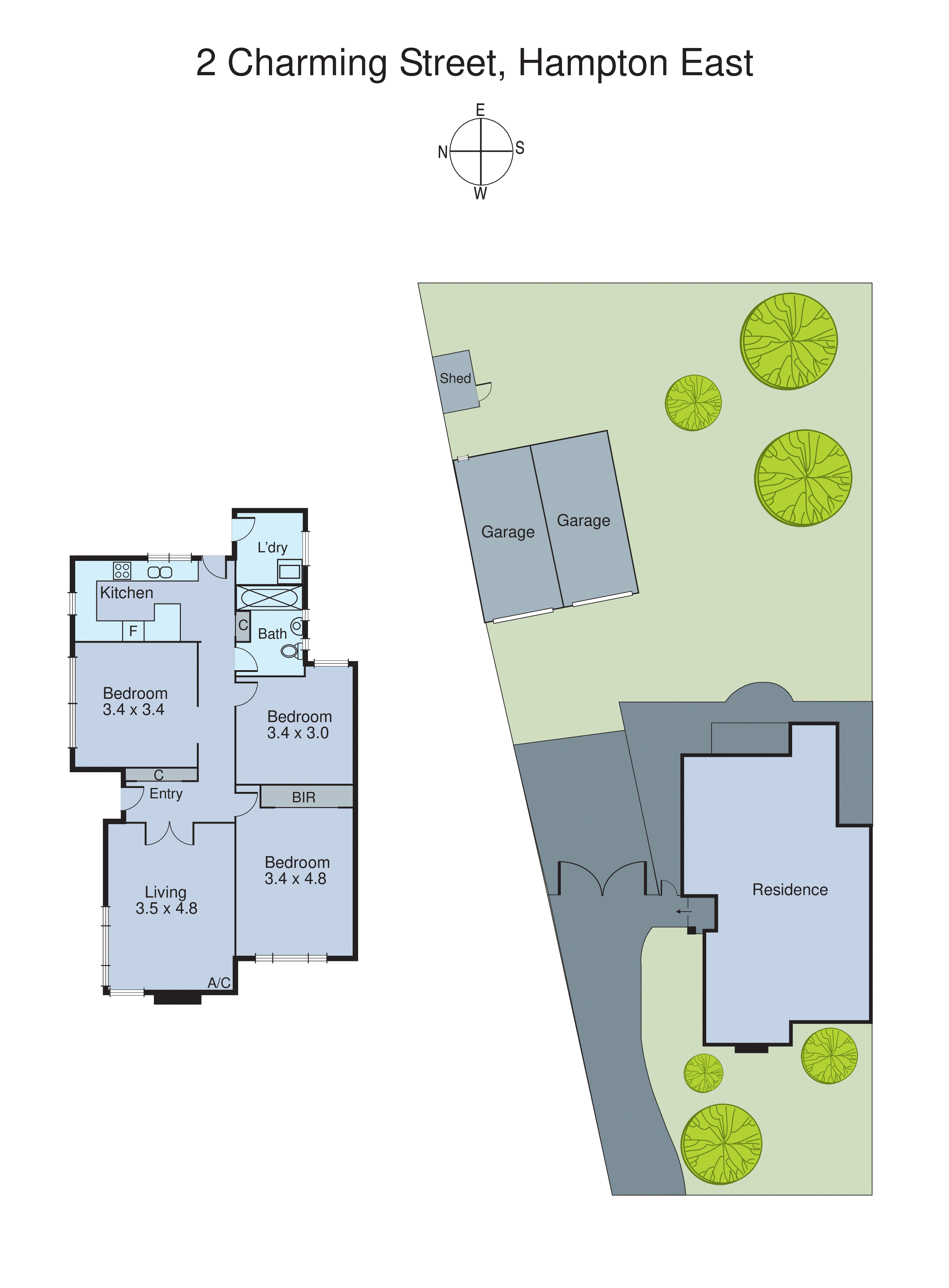 2 Charming Street, Hampton East VIC 3188 - Floorplan