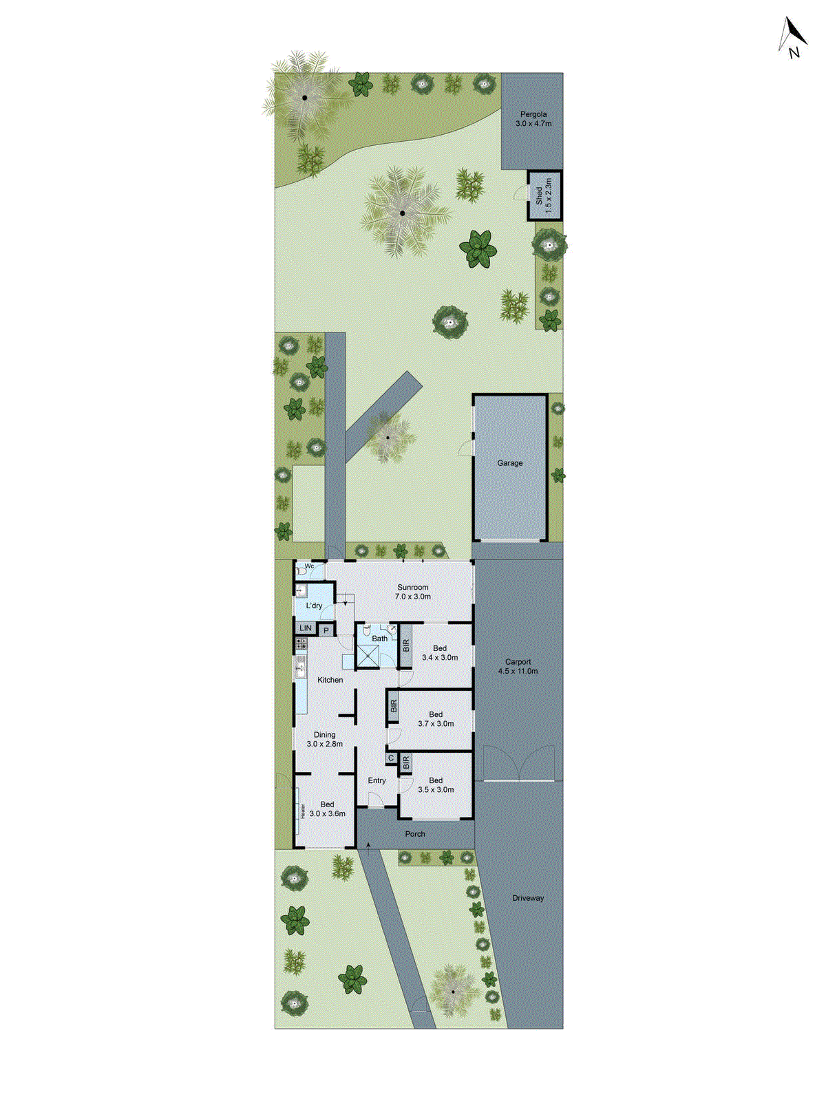 2 Clonard Avenue, Geelong West VIC 3218 - Floorplan