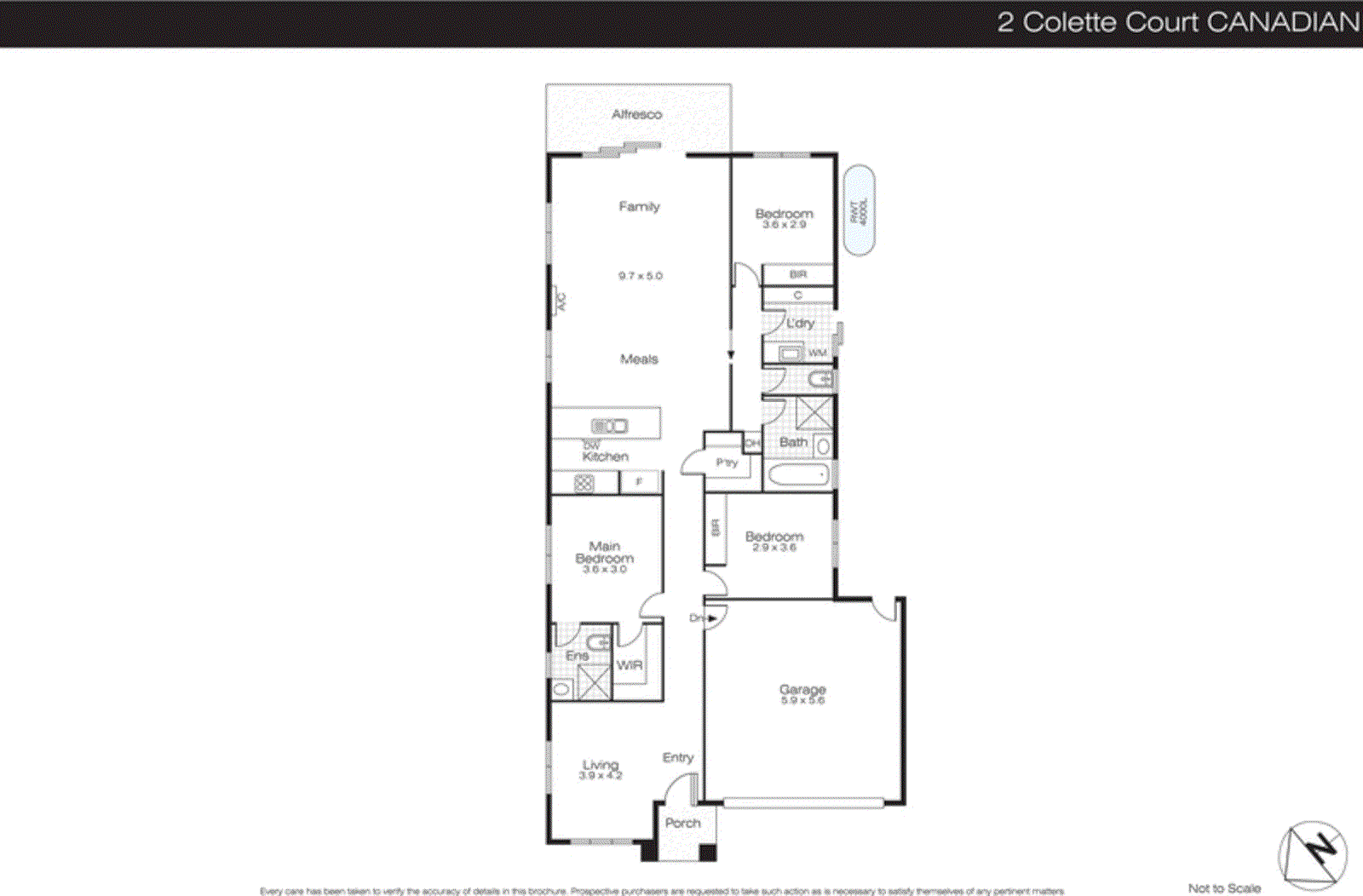 2 Colette Court, Canadian VIC 3350 - Floorplan
