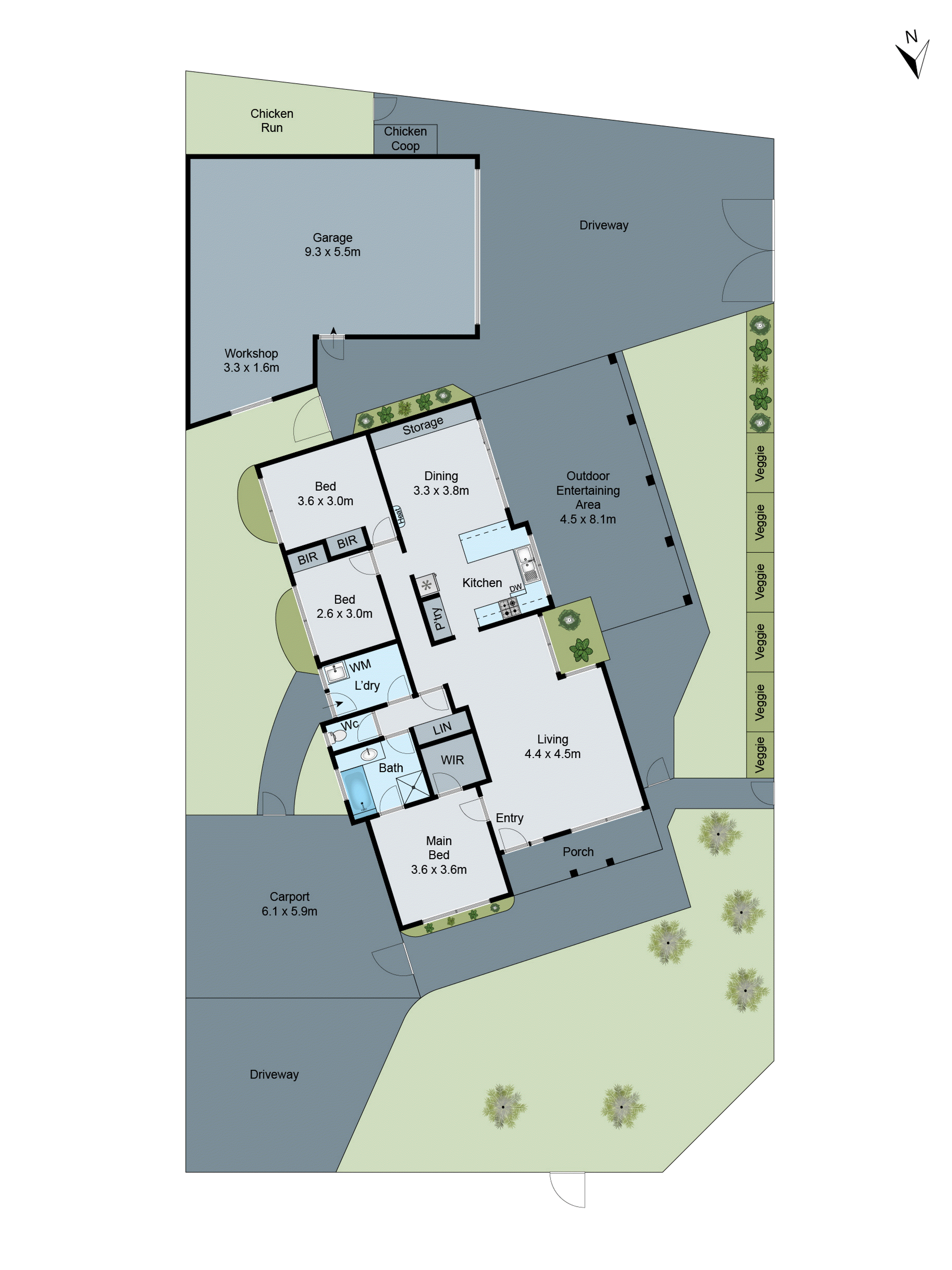 2 Conrad Court, Whittington VIC 3219 - Floorplan