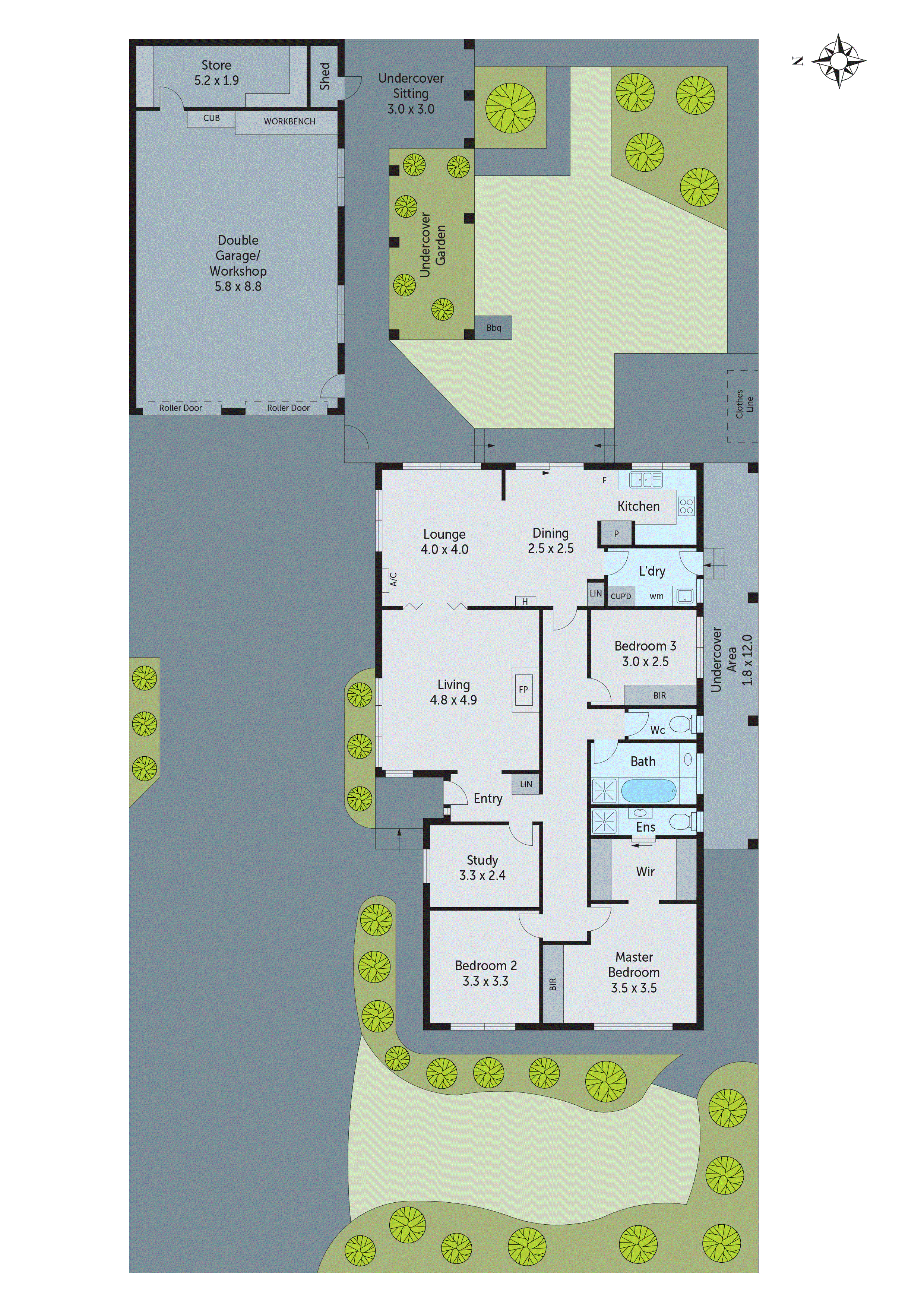 2 Coolalie Court, Grovedale VIC 3216 - Floorplan